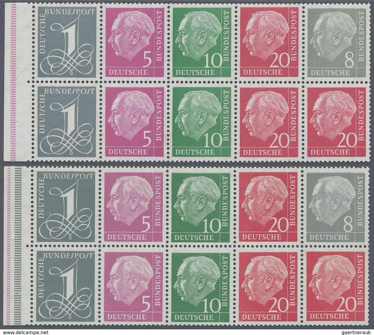 Bundesrepublik Deutschland: 1949/1965, Sammlung Fast Durchgängig Doppelt ** Und O Gesammelt Mit Viel - Collections