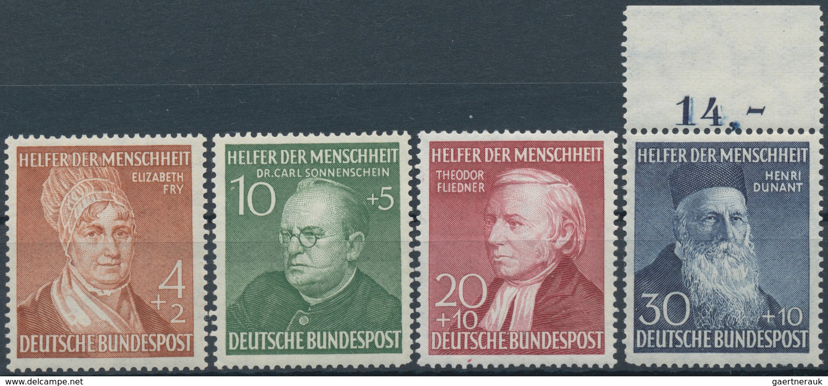 Bundesrepublik Deutschland: 1949/1970 (ca.), Partie Auf Steckkarten, Dabei Bessere Anfangsausgaben, - Collections