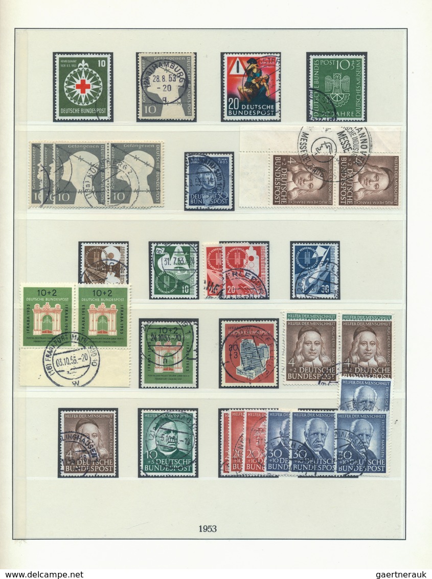 Bundesrepublik Deutschland: 1949/2004, Sehr Sauber Rundgestempelter Mehrfach-Sammlungsbestand In Ach - Collections