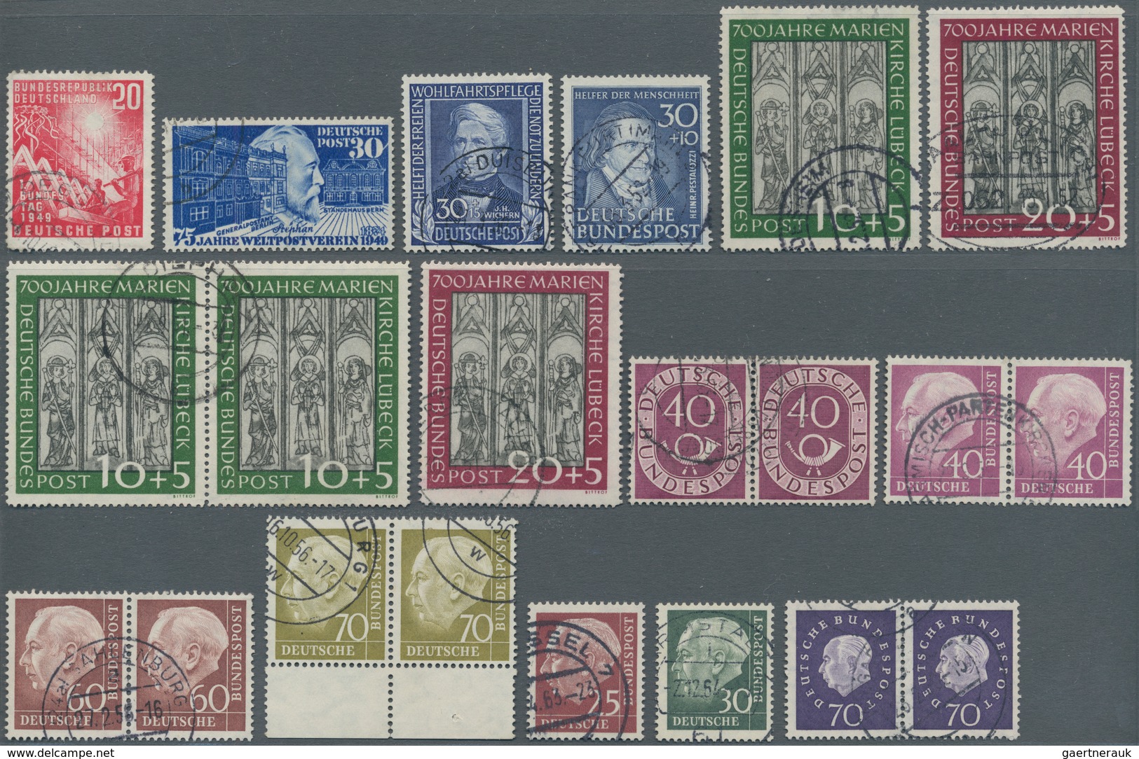 Bundesrepublik Deutschland: 1949-2001, überkomplette, Gestempelte Ausnahme-Qualitätssammlung Zumeist - Collections