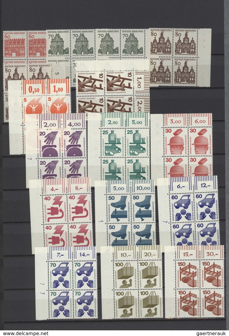 Bundesrepublik Deutschland: 1952/2002, Dauerserien Spezial, Reichhaltiger Postfrischer Und Gestempel - Collections