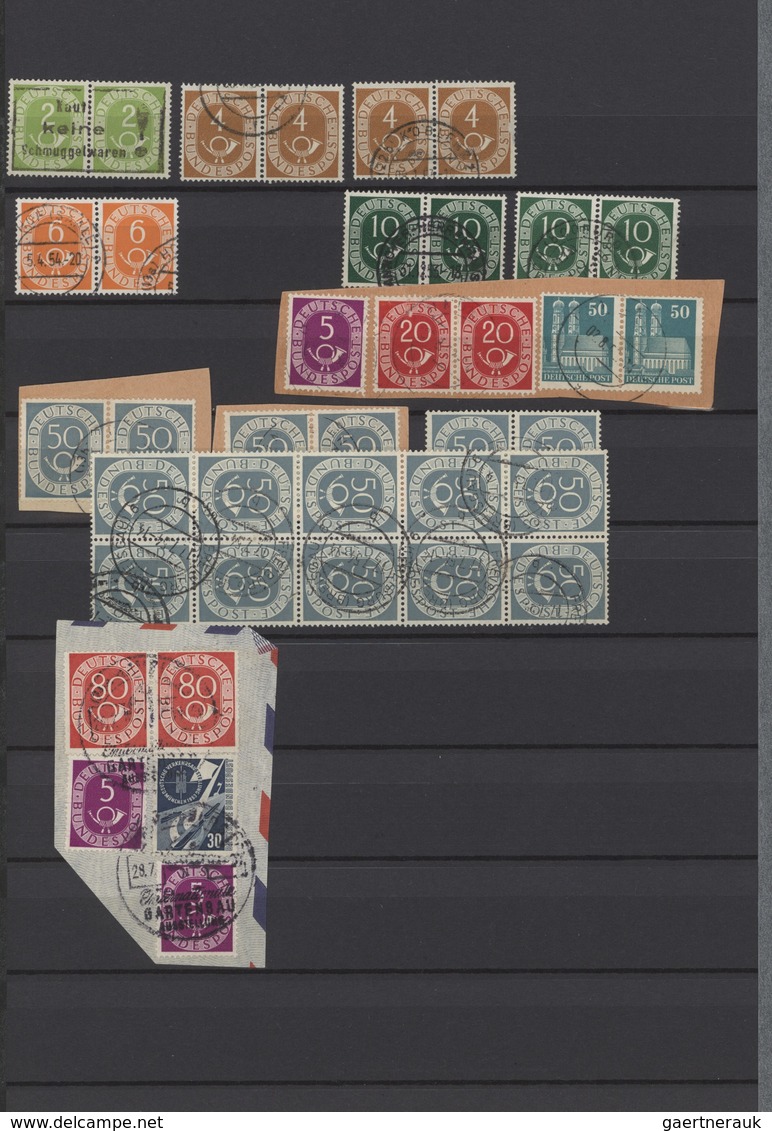 Bundesrepublik Deutschland: 1952/2002, Dauerserien Spezial, Reichhaltiger Postfrischer Und Gestempel - Collections