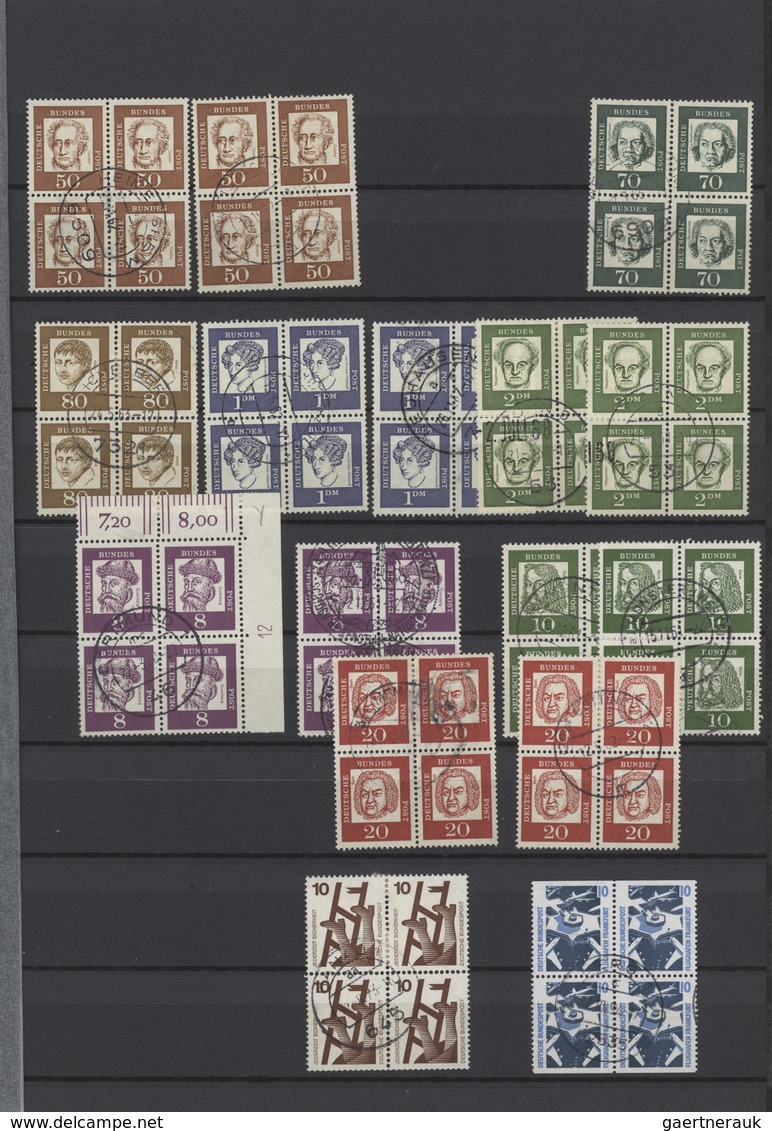 Bundesrepublik Deutschland: 1952/2002, Dauerserien Spezial, reichhaltiger postfrischer und gestempel