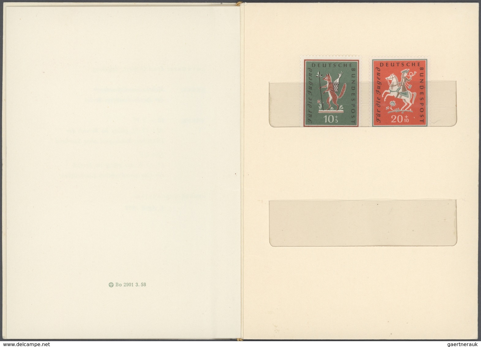 Bundesrepublik Deutschland: 1958/1997, umfassende Sammlung von ca. 910 Minister-Geschenkkarten (incl