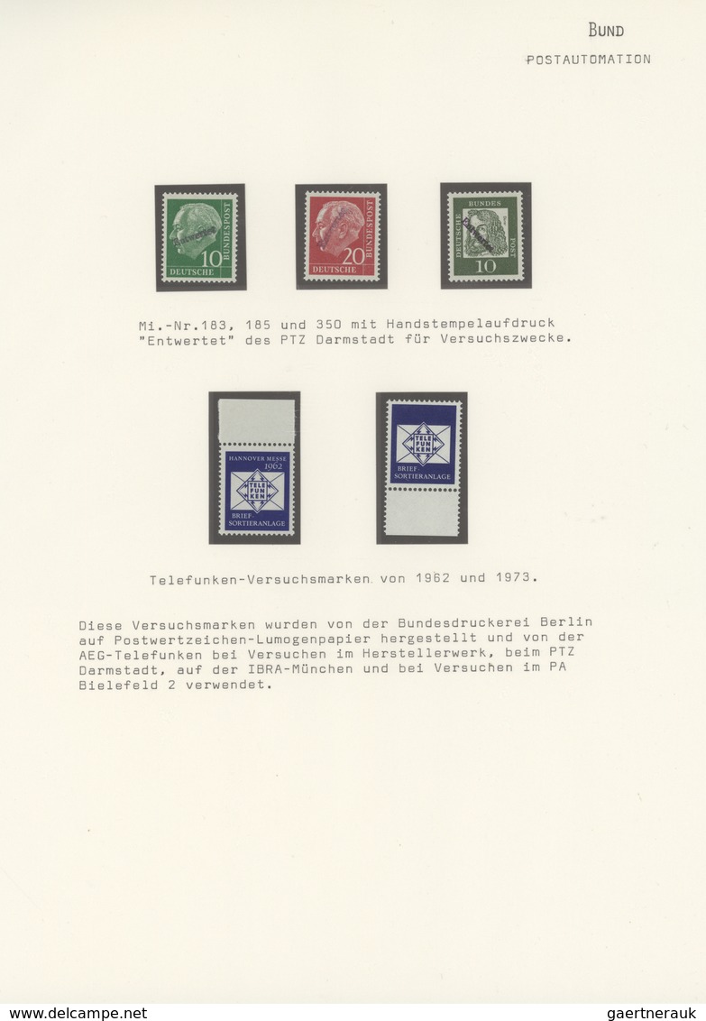 Bundesrepublik Deutschland: 1960/1978, Spezialsammlung Von über 90 Belegen (sowie Einigen Marken Und - Sammlungen