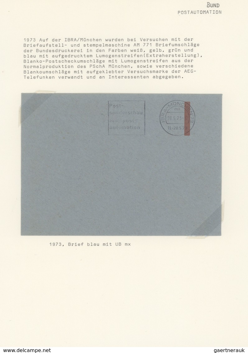 Bundesrepublik Deutschland: 1960/1978, Spezialsammlung Von über 90 Belegen (sowie Einigen Marken Und - Sammlungen