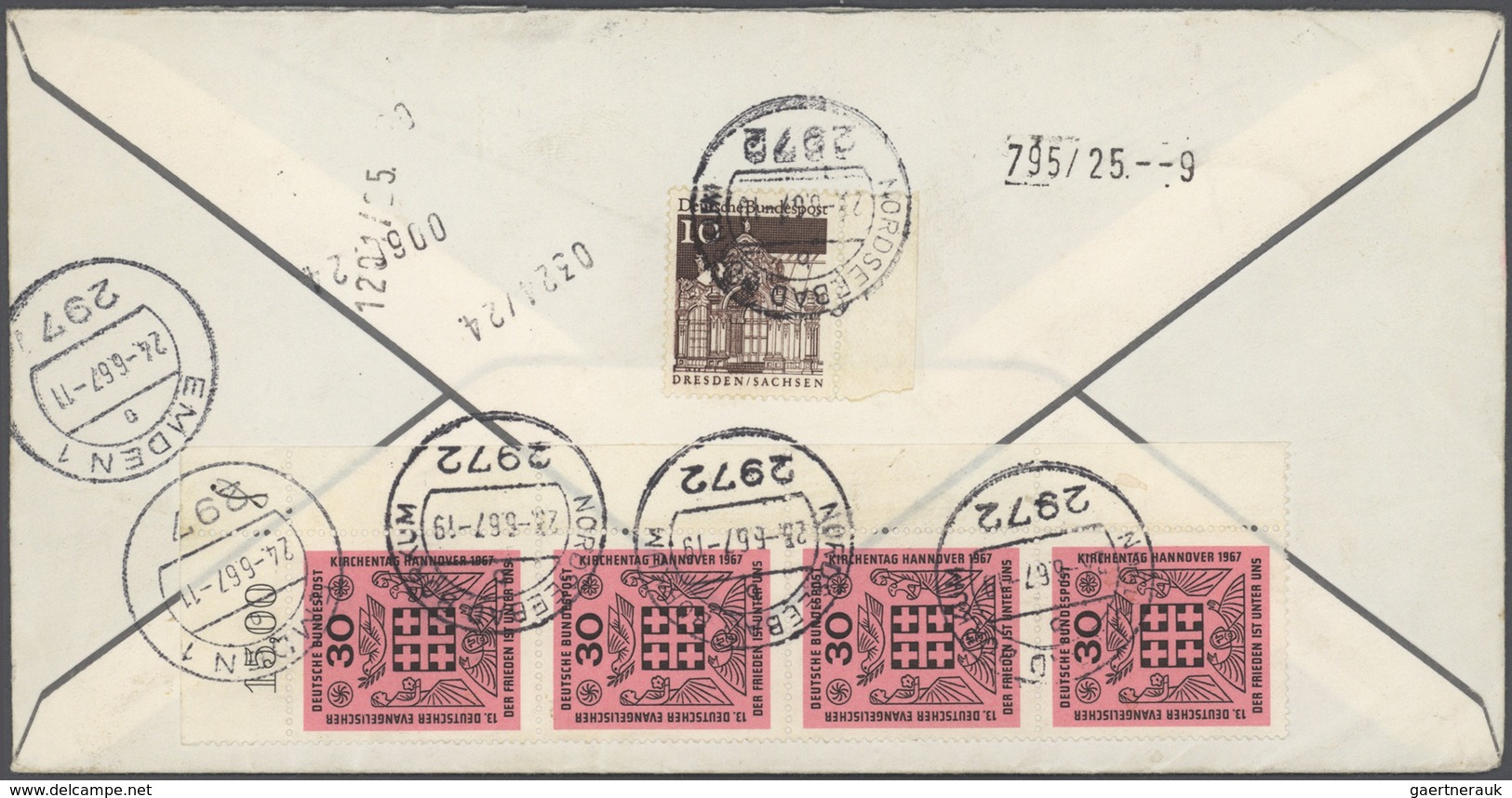 Bundesrepublik Deutschland: 1962/2005, BESONDERE FRANKATUREN, Vielseitiger Bestand Von Ca. 540 Brief - Collections