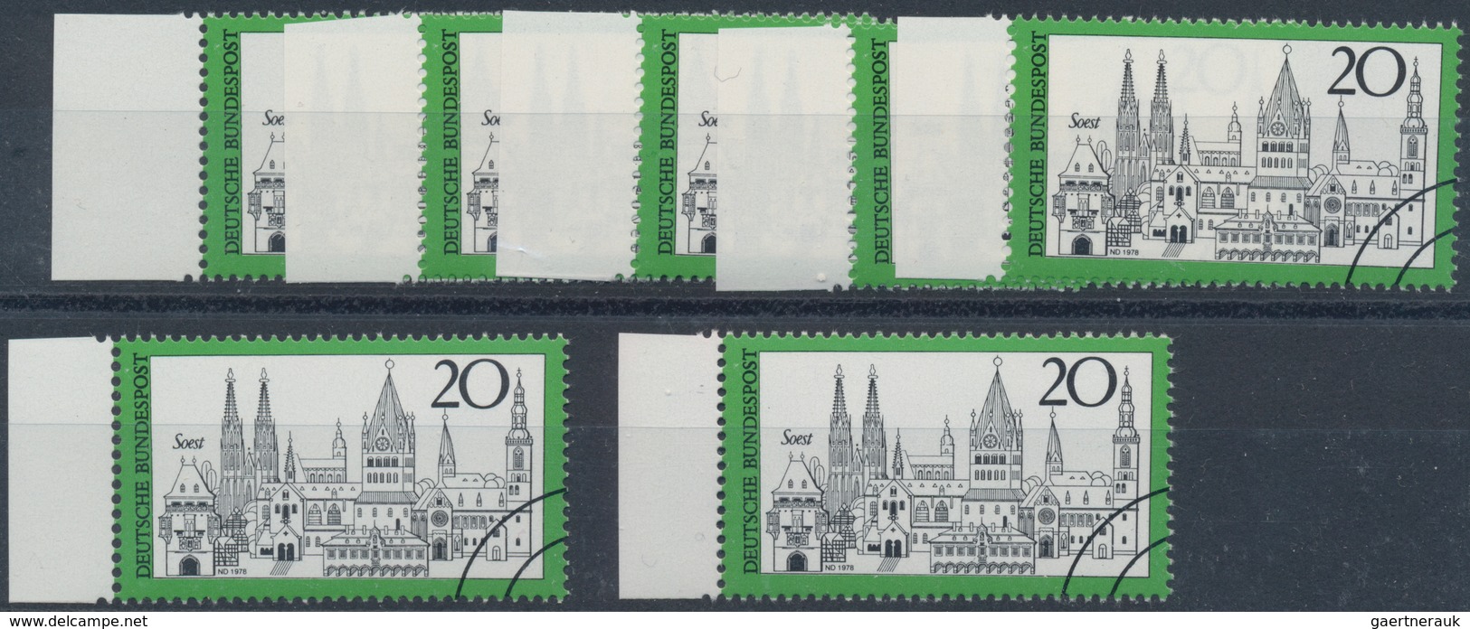 Bundesrepublik Deutschland: 1979 (ca.), 20 Pfg "SOEST" Fremdenverkehr NICHT VERAUSGABTE MARKE Des En - Collections