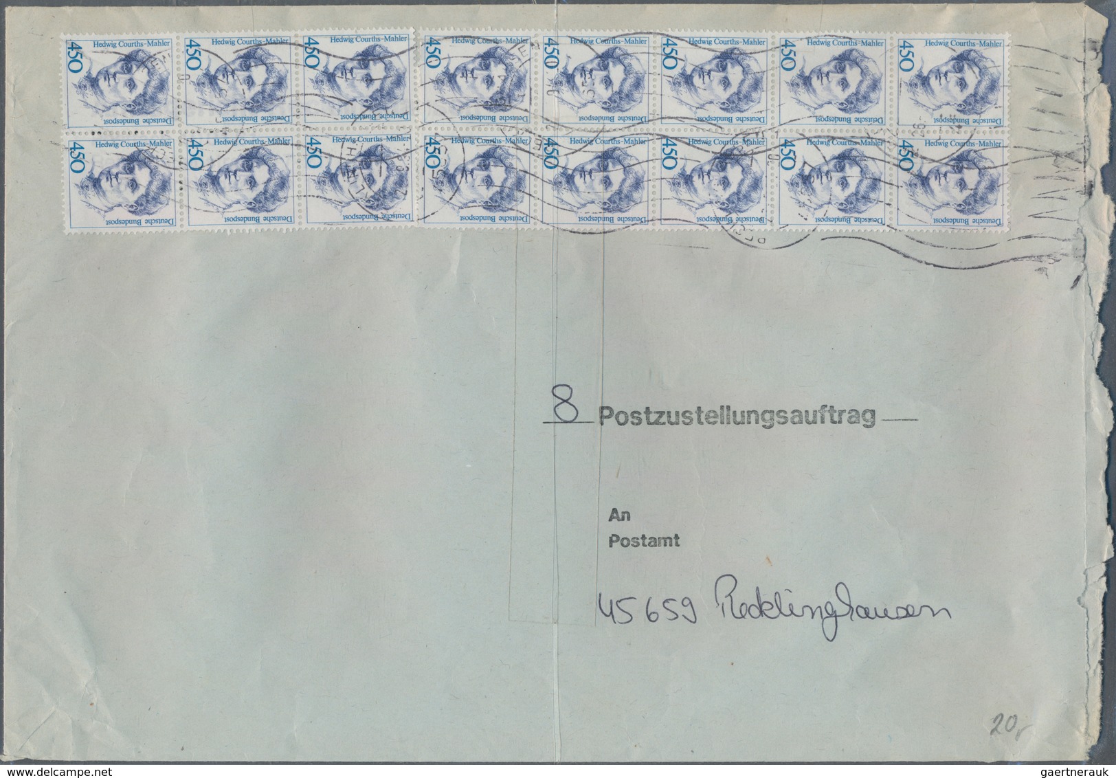 Bundesrepublik Deutschland: 1984/2004 (ca). Lot Von 350 Belegen Mit Briefen, Karten Und Marken Zu De - Sammlungen