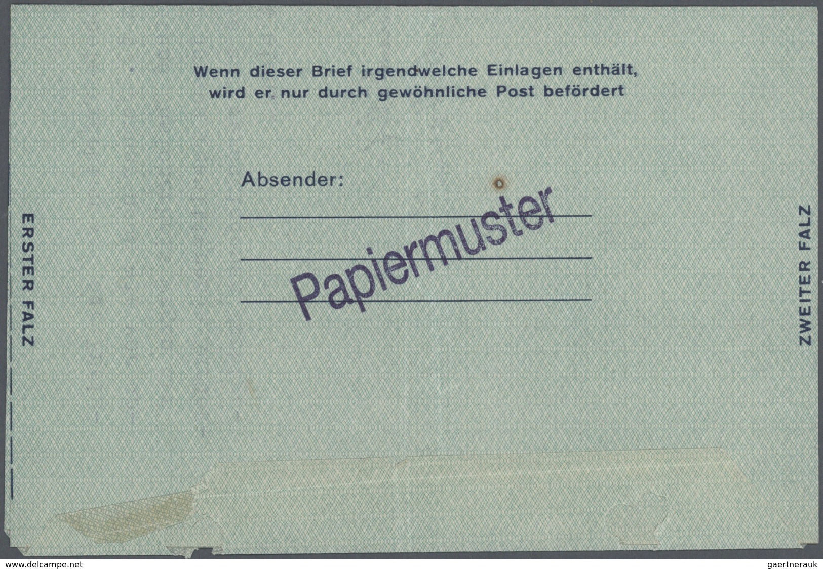 Bundesrepublik - Ganzsachen: 1948/1951. Einmalige LF-Studiengruppe Mit Essays, Druckproben, Papiermu - Sonstige & Ohne Zuordnung