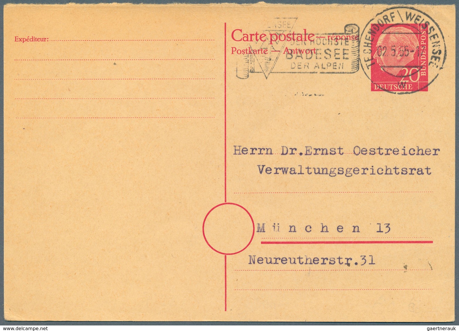 Bundesrepublik - Ganzsachen: 1948/1962, Mit Bizone. Kl. Sammlung Von 8 Versch. Ganzsachen (7 PK Und - Other & Unclassified