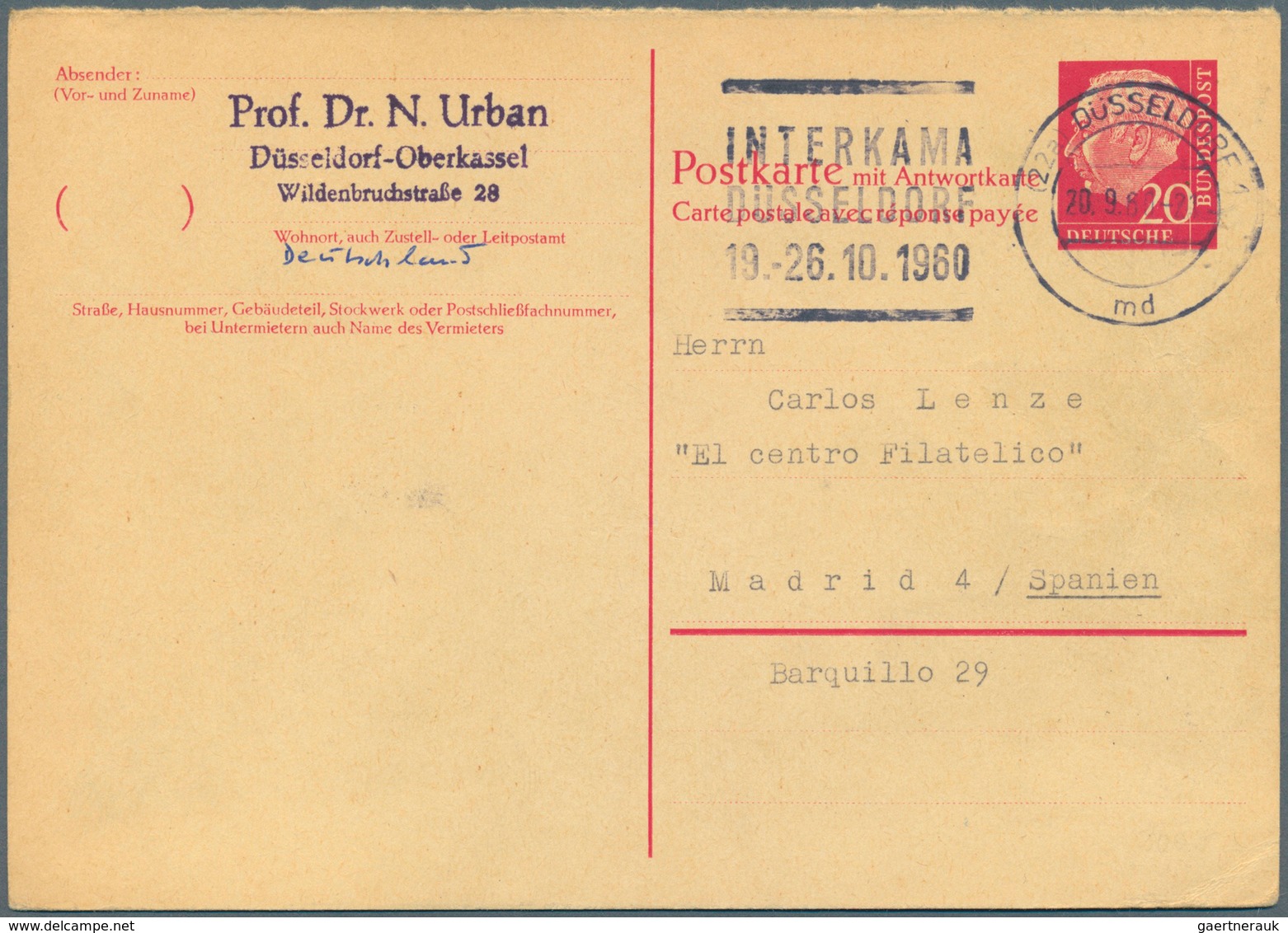 Bundesrepublik - Ganzsachen: 1948/1972. Mit Bizone. Lohnende Sammlung von 44 Postkarten und LP-Faltb