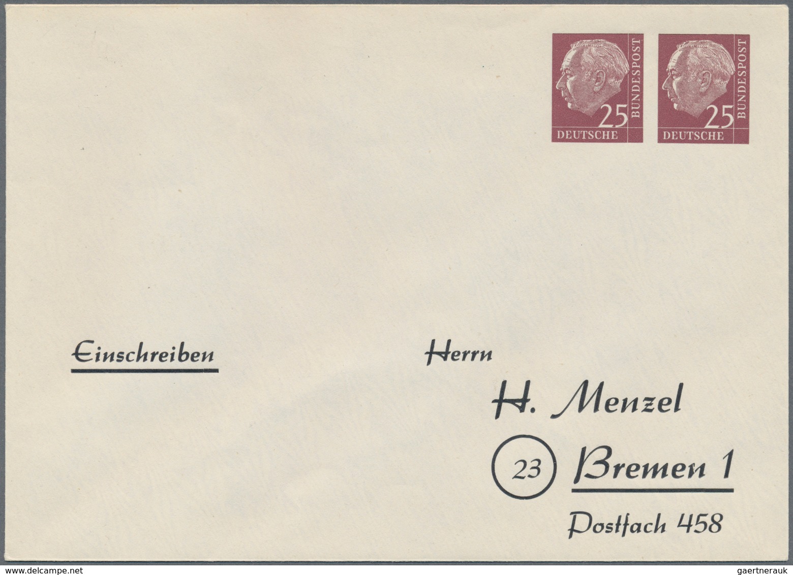 Bundesrepublik - Ganzsachen: 1952/1985, Umfangreicher Sammlungsbestand Mit Einigen Hundert (geschätz - Other & Unclassified