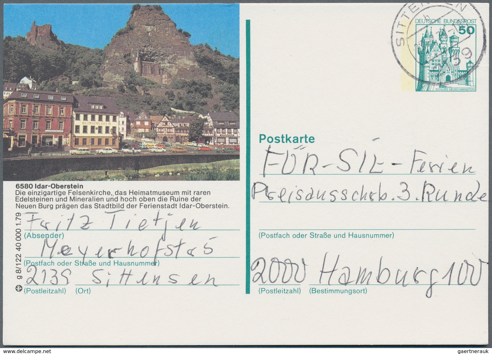 Bundesrepublik - Ganzsachen: 1975/88 Ca. 1.740 Bildpostkarten, Davon Ca. 500 Ungebraucht, Sehr Große - Sonstige & Ohne Zuordnung