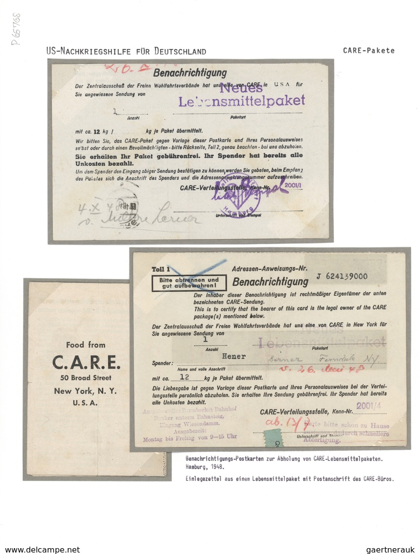 Bundesrepublik - Besonderheiten: 1948, US NACHKRIEGSHILFE FÜR WESTEUROPA, Historisch Interessantes L - Otros & Sin Clasificación