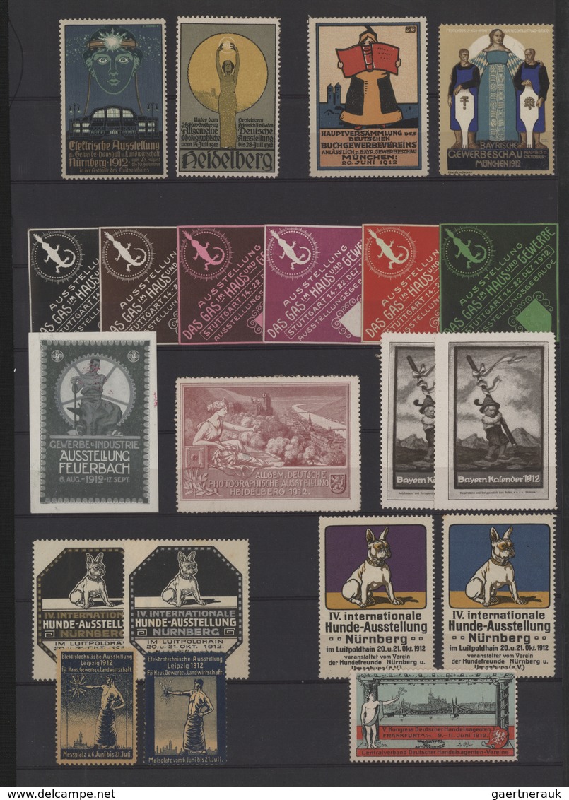 Vignetten: 1896/1959, DEUTSCHLAND, Reichhaltige Und Vielseitige Vignetten-Sammlung Mit Ca. 1.080 Stü - Cinderellas