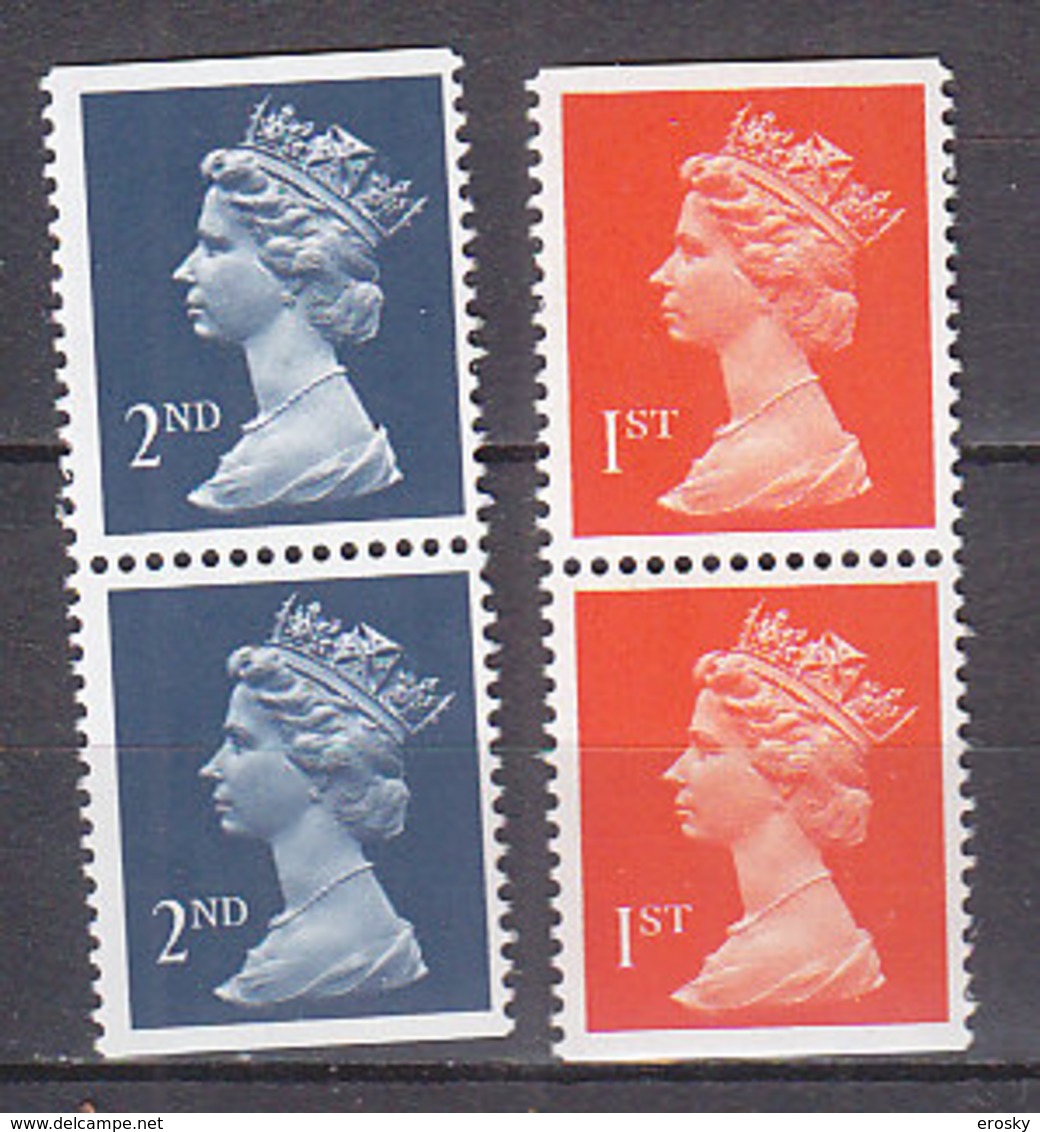 PGL BZ591 - GRANDE BRETAGNE Yv N°1475+a/1476+a ** MACHINS - Neufs