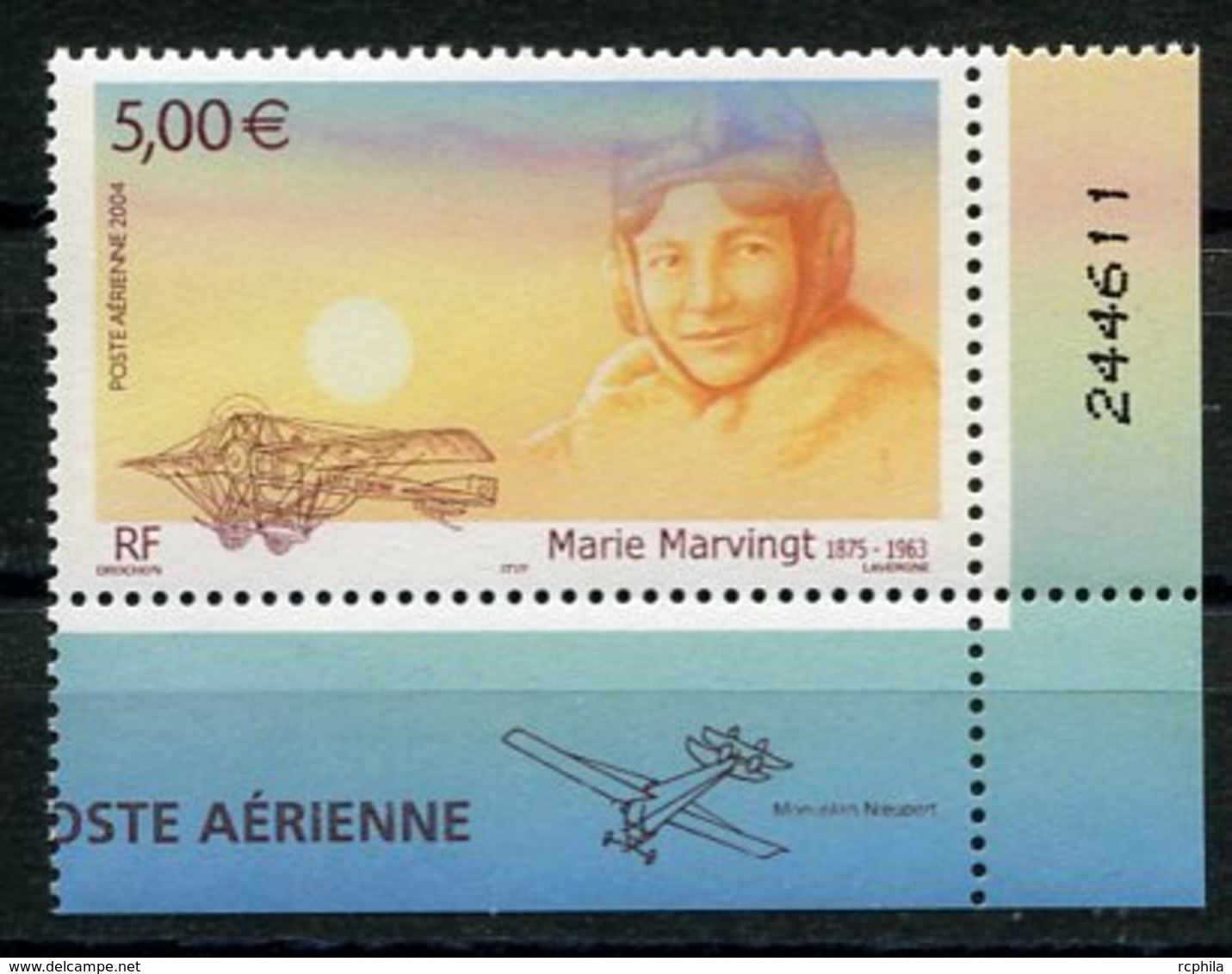 RC 11524 FRANCE PA N° 67 MARIE MARVINGT PROVENANT DU FEUILLET NEUF ** TB - 1960-.... Postfris