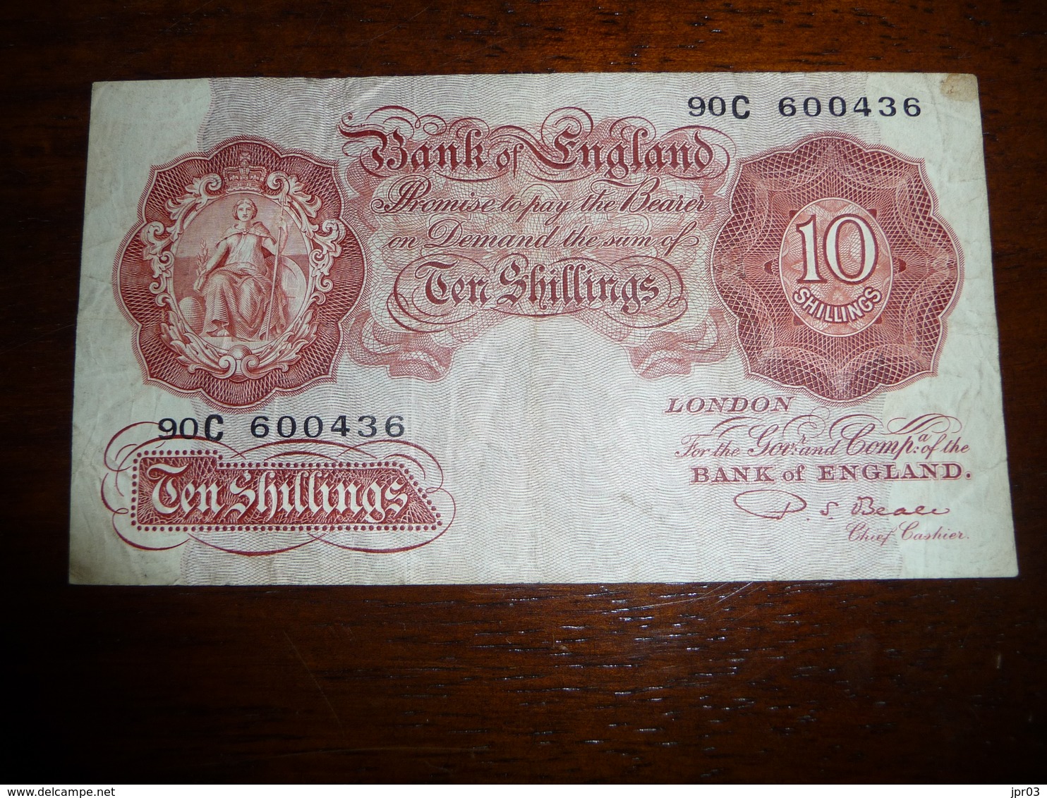 BANK OF ENGLAND * TEN SHILLINGS  Nd    LONDON   TB - 10 Shillings