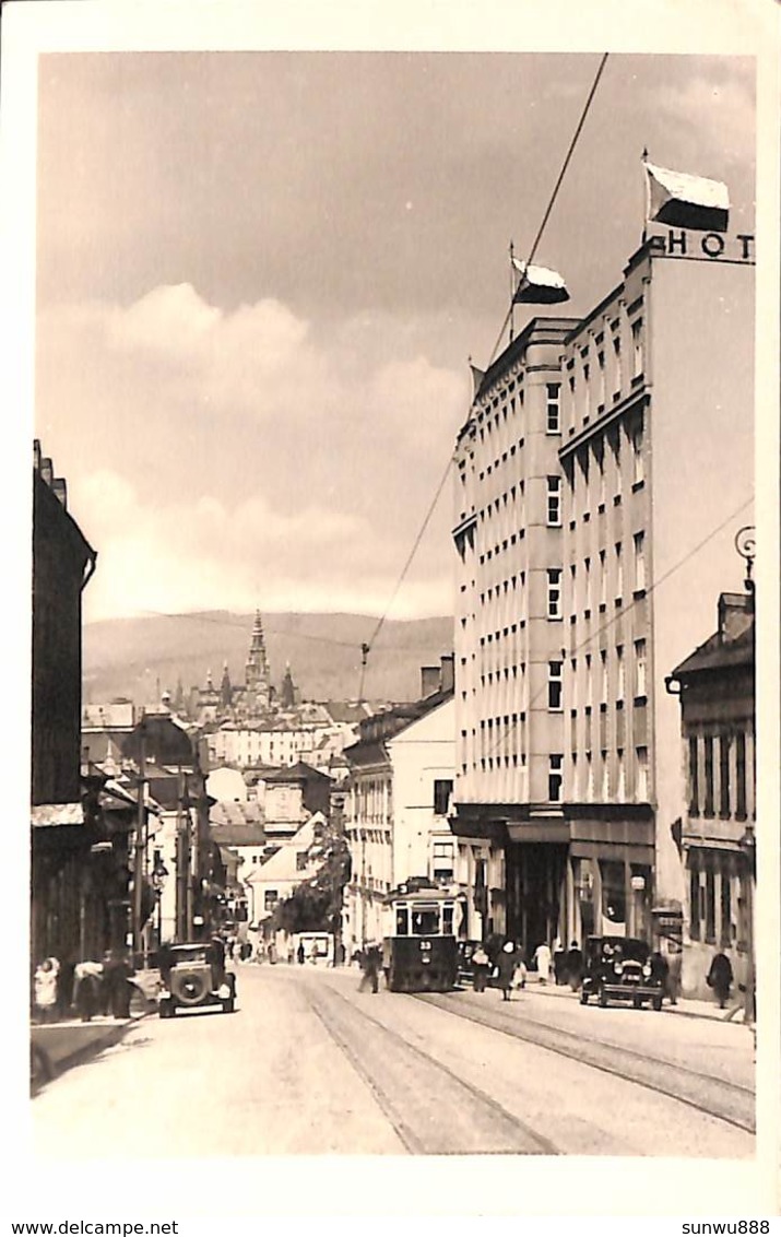 Liberec - Hotel Imperial Tr Gen. Stalina (animation, Tram Tramway Oldtimer) - Tchéquie