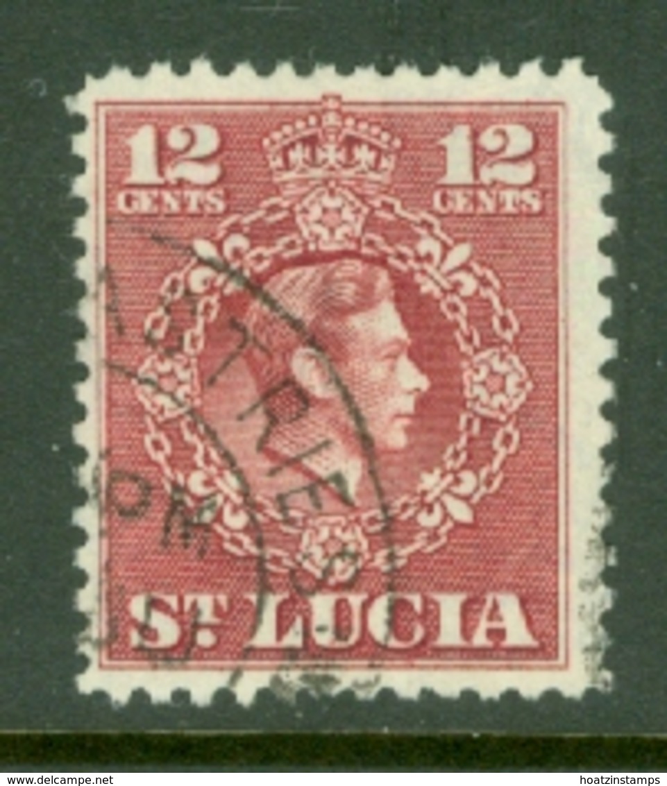 St Lucia: 1949/50   KGVI   SG153    12c      Used - St.Lucia (...-1978)