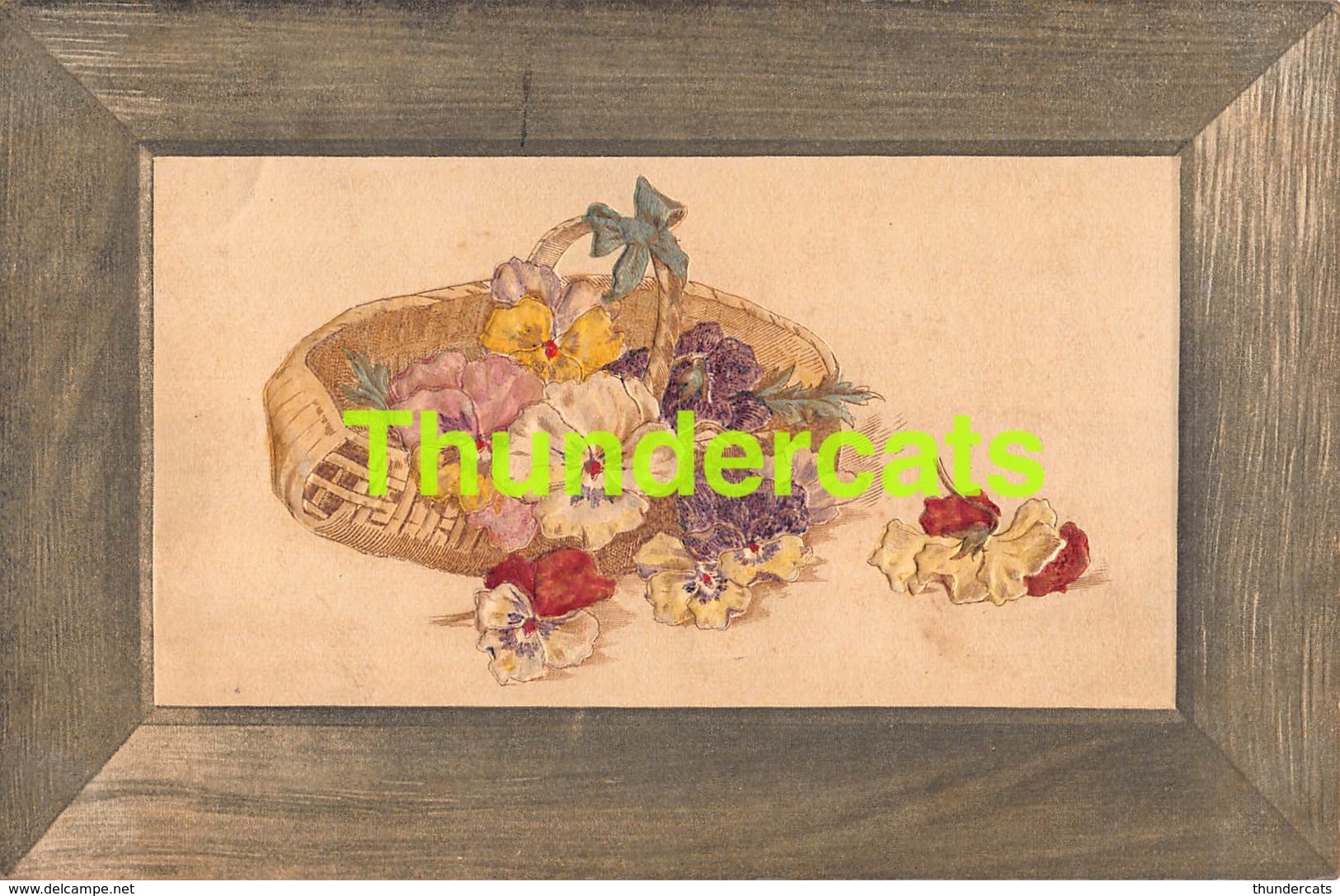 CPA EN RELIEF GAUFREE ILLUSTRATEUR MARY MILL 535 EMBOSSED CARD VIOLETS - Autres & Non Classés