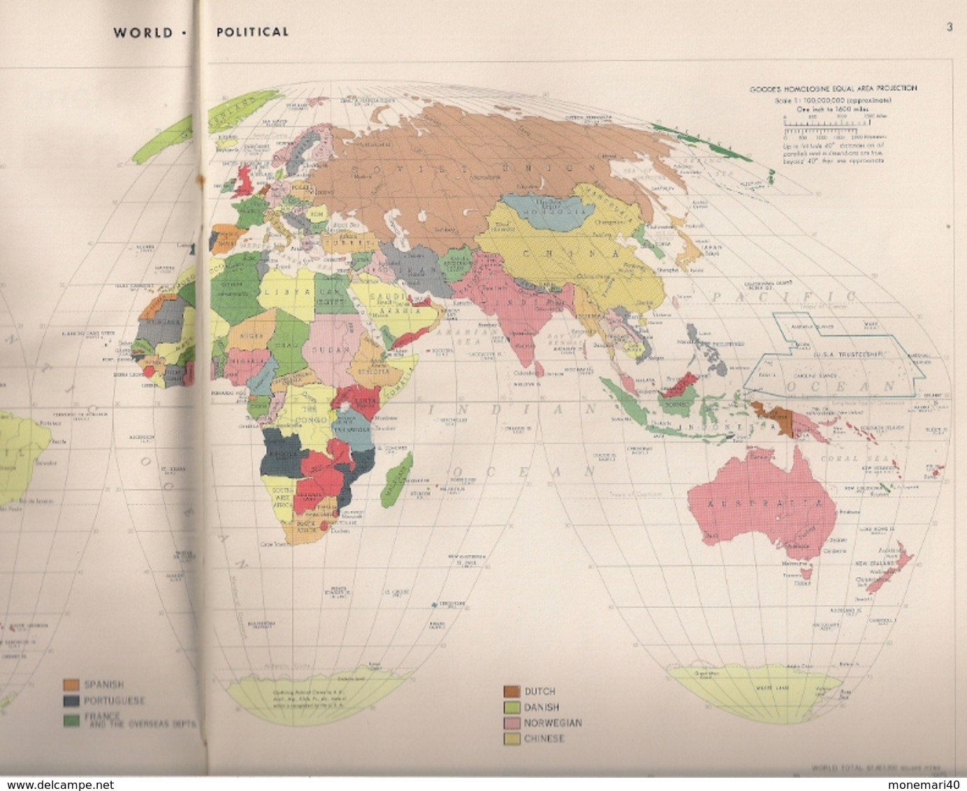 REGIONAL ATLAS - RAND MC NALLY - Abridged Edition GOODE'S WORDL ATLAS (ATLAS DU MONDE)