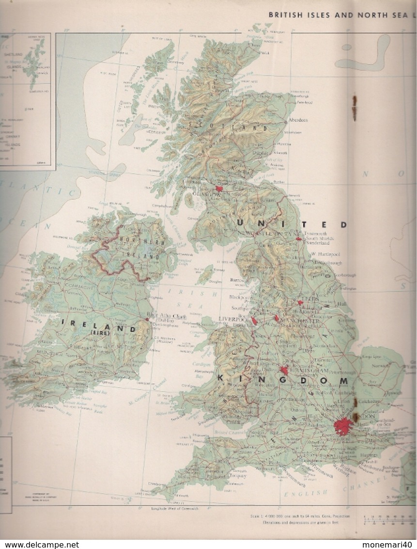 REGIONAL ATLAS - RAND MC NALLY - Abridged Edition GOODE'S WORDL ATLAS (ATLAS DU MONDE)