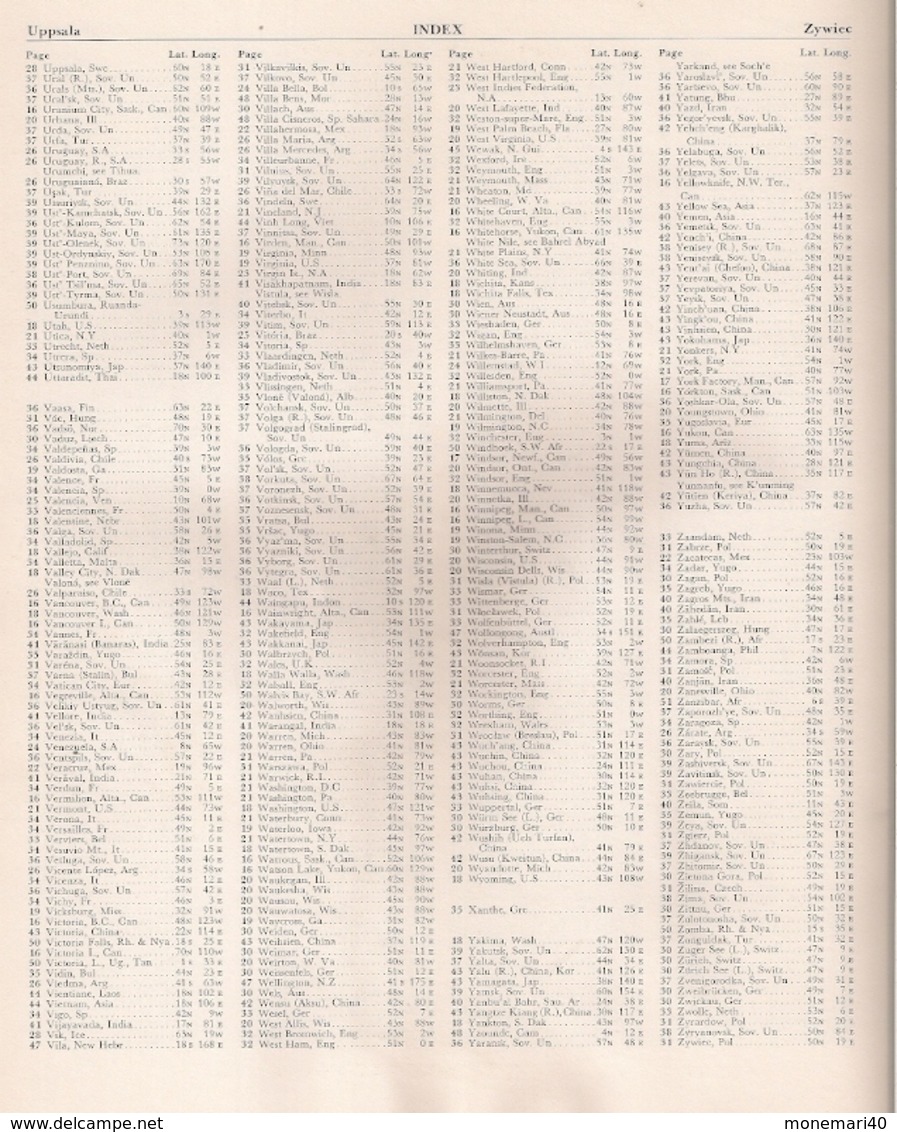 REGIONAL ATLAS - RAND MC NALLY - Abridged Edition GOODE'S WORDL ATLAS (ATLAS DU MONDE)