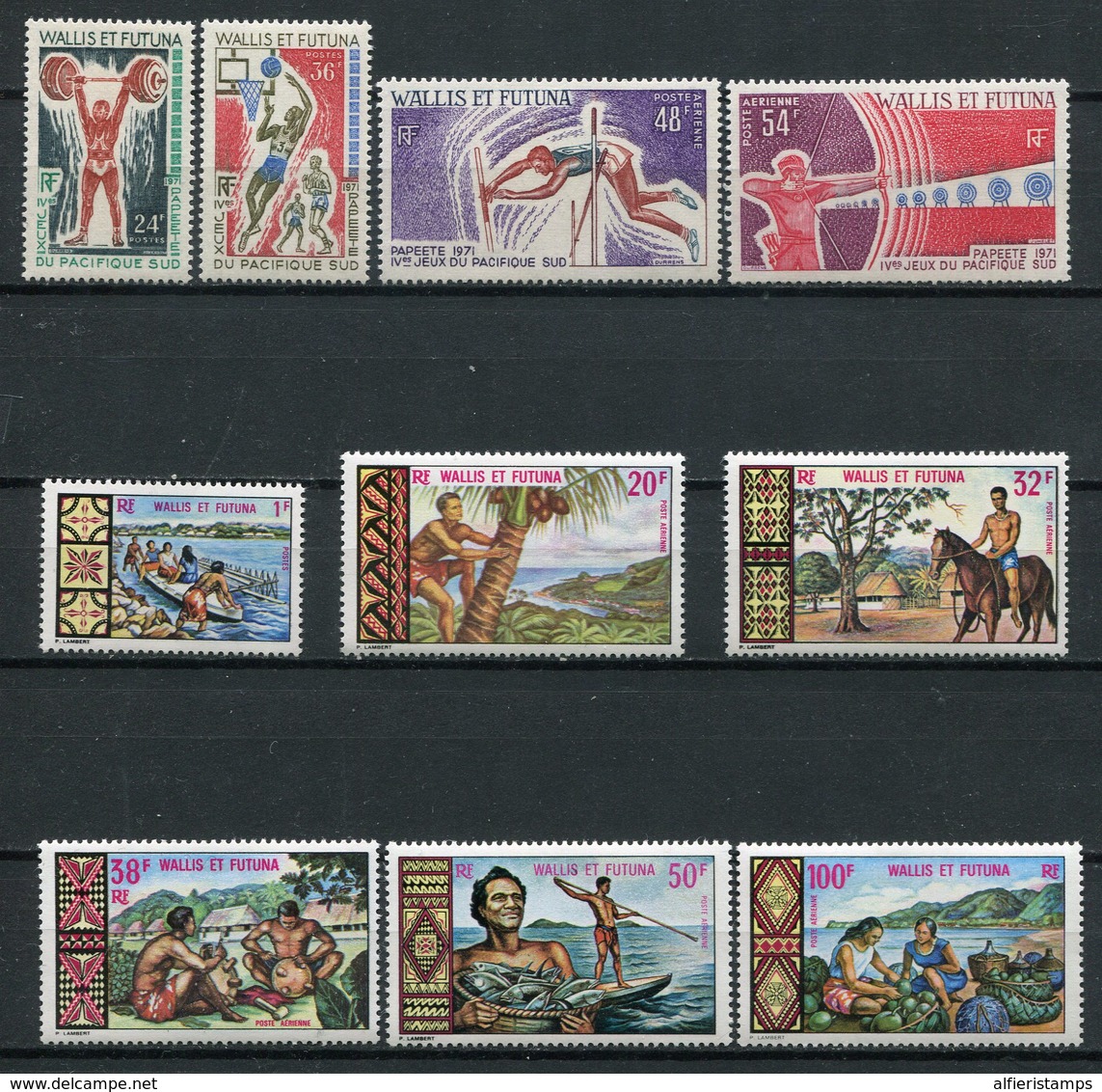 1969/70 - WALLIS E  FUTUNA- FOLKLORE/SPORTS-M.N.H.  - 10 VAL.LUXE !! - Ongebruikt