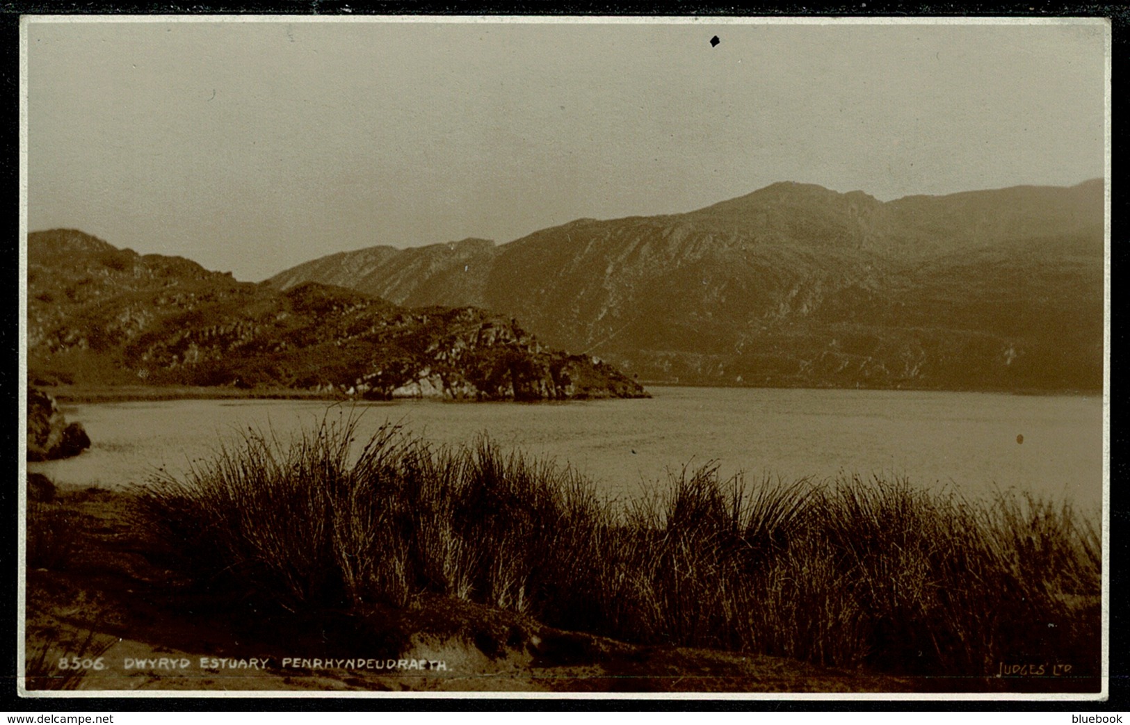 Ref 1269 - Judges Real Photo Postcard - Dwyryd Estuary Penrhyndeudraeth Merionethshire Wales - Merionethshire