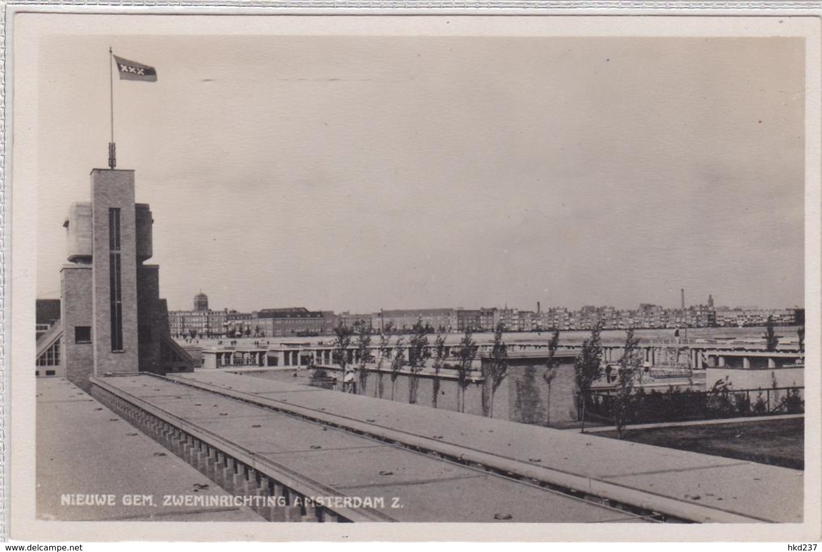 Amsterdam Z. Nieuwe Gem. Zweminrichting, Zuidelijke Wandelweg # 1934    1086 - Amsterdam