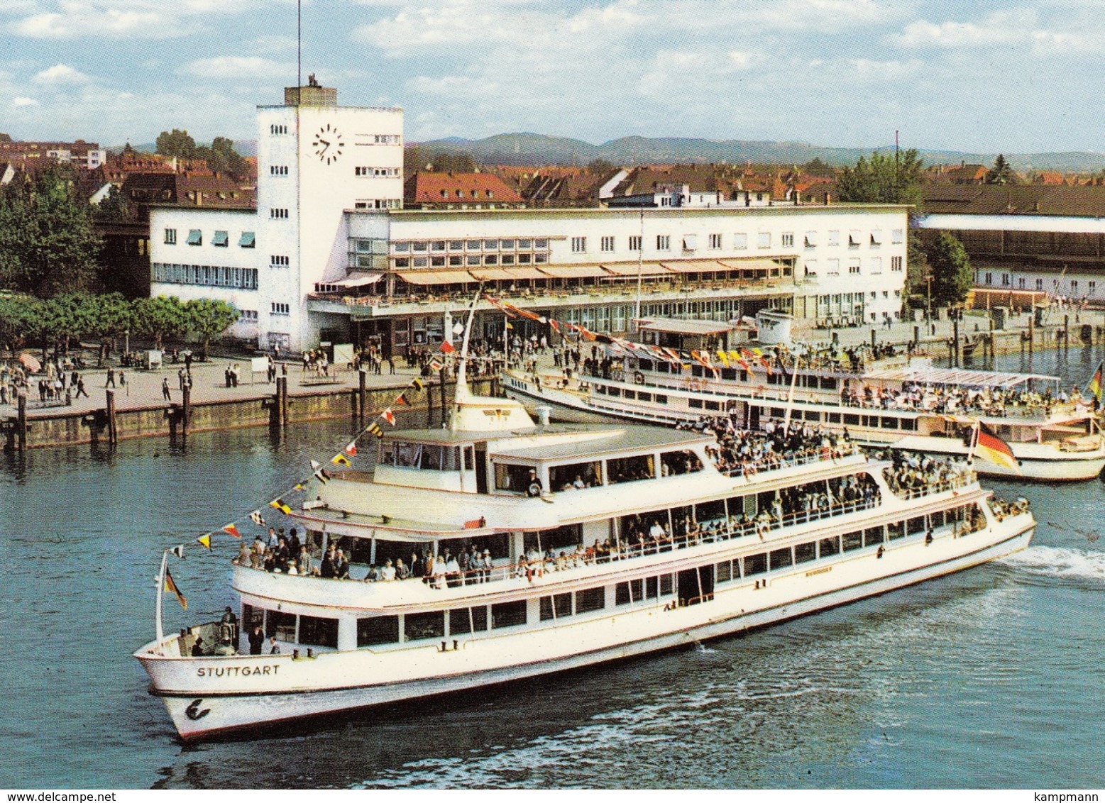 Bodenseeschiff "Deutschland",in Friedrichshafen, Ungelaufen - Piroscafi