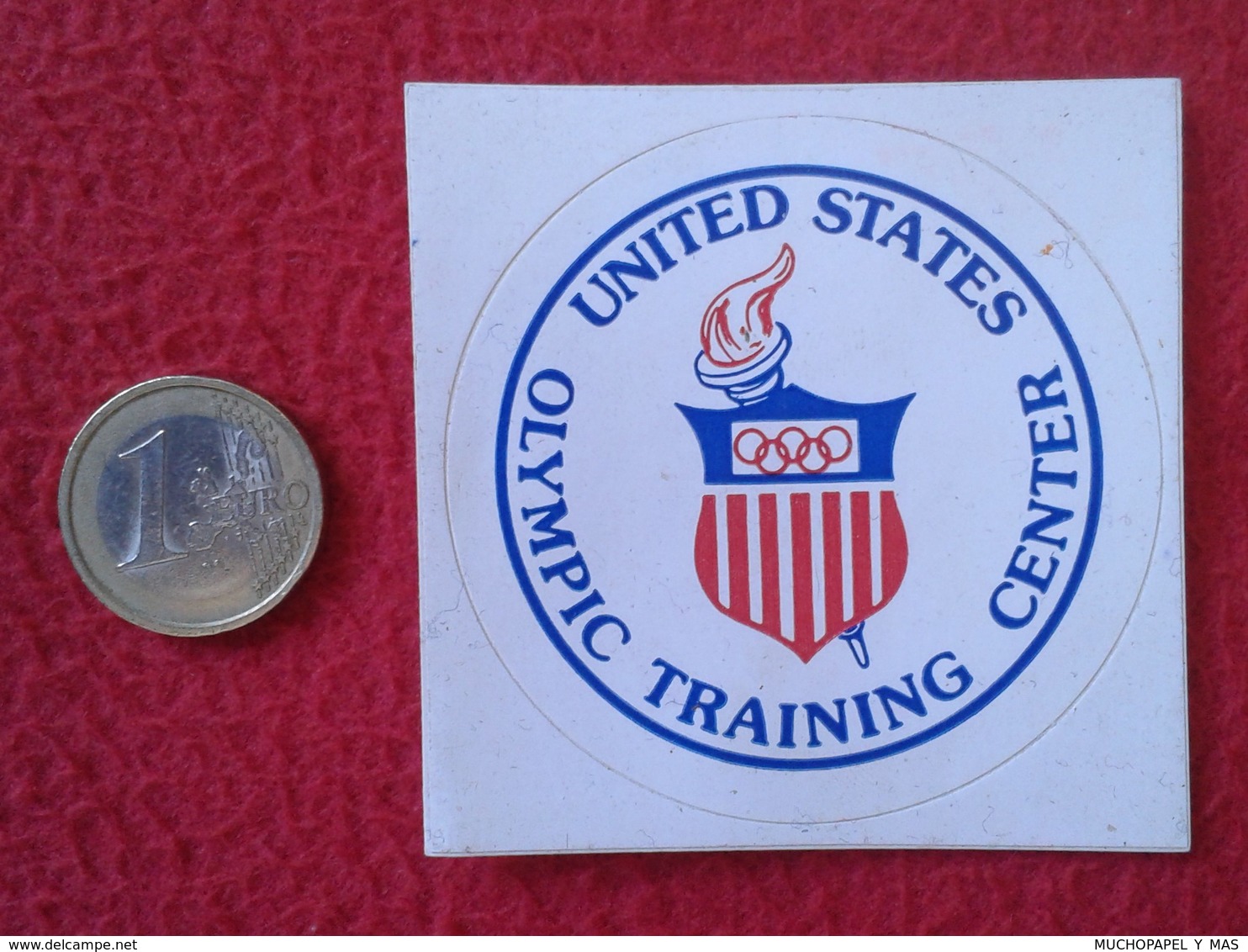 PEGATINA ADHESIVO STICKER UNITED STATES USA OLYMPIC TRAINING CENTER CENTRO DE ENTRENAMIENTO OLÍMPICO ESTADOS UNIDOS VER - Pegatinas