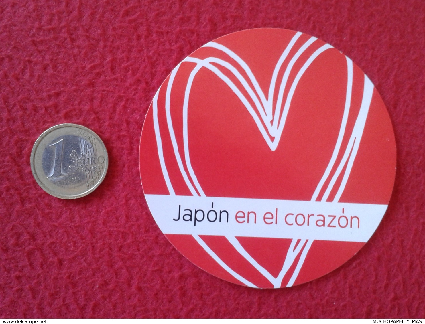 SPAIN PEGATINA ADHESIVO STICKER JAPÓN EN EL CORAZÓN JAPAN IN THE HEART NIPPON LE JAPON AU COEUR VER FOTO Y DESCRIPCIÓN - Pegatinas