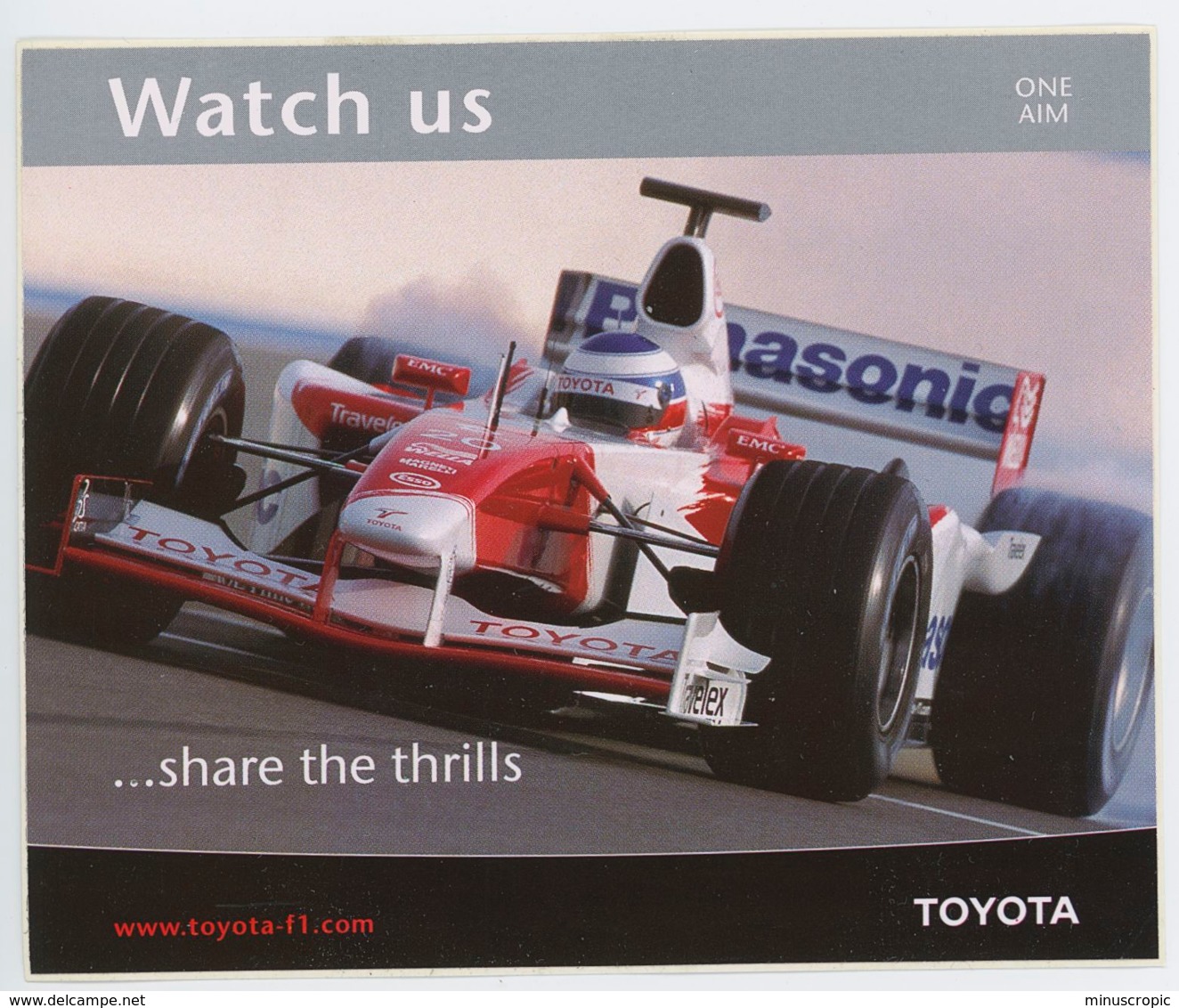 Autocollant Toyota F1 - Autocollants