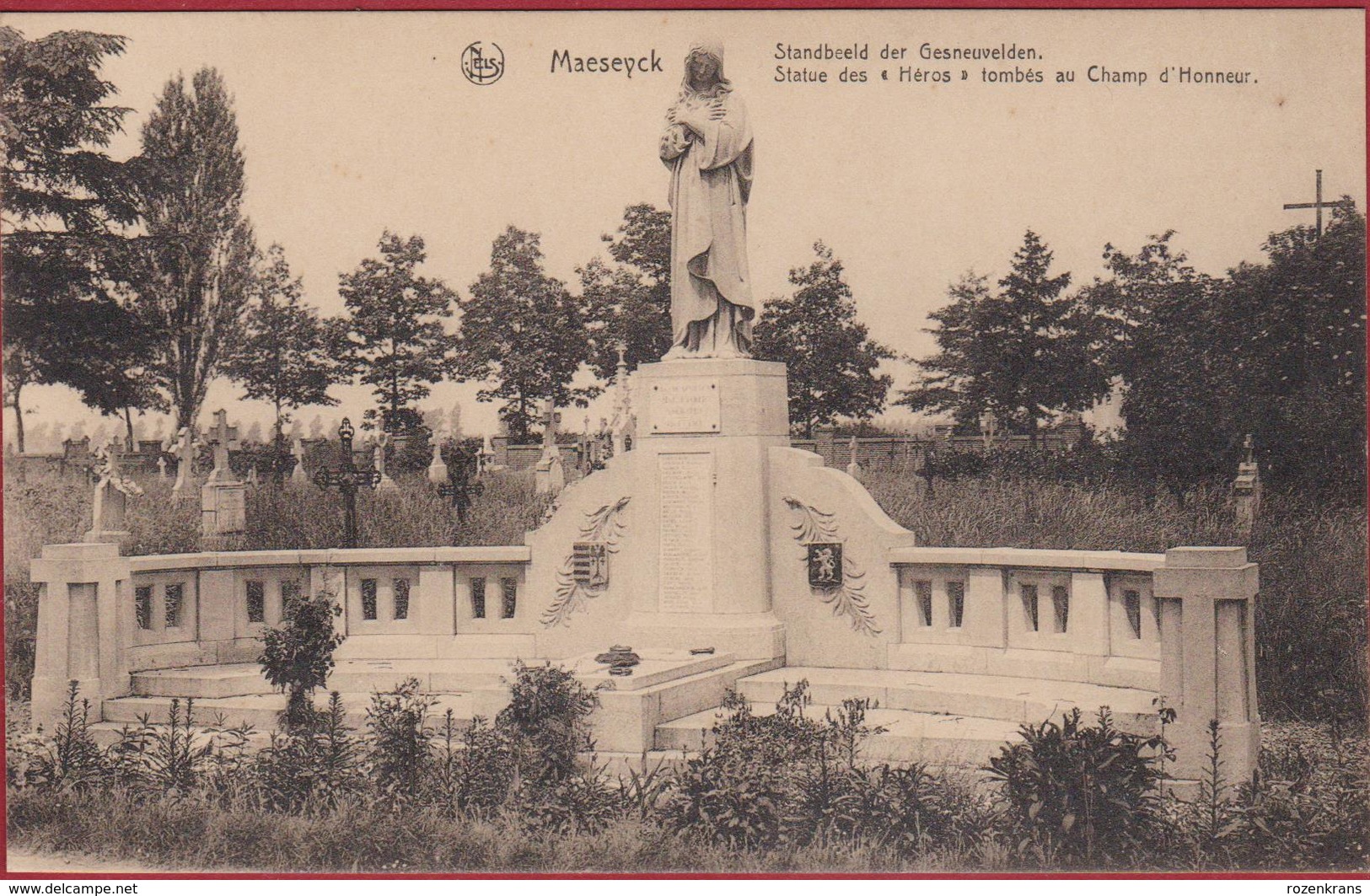 Maaseik Maeseyck Standbeeld Der Gesneuvelden War Memorial WWI WW1 World War 1 I (In Zeer Goede Staat) - Maaseik
