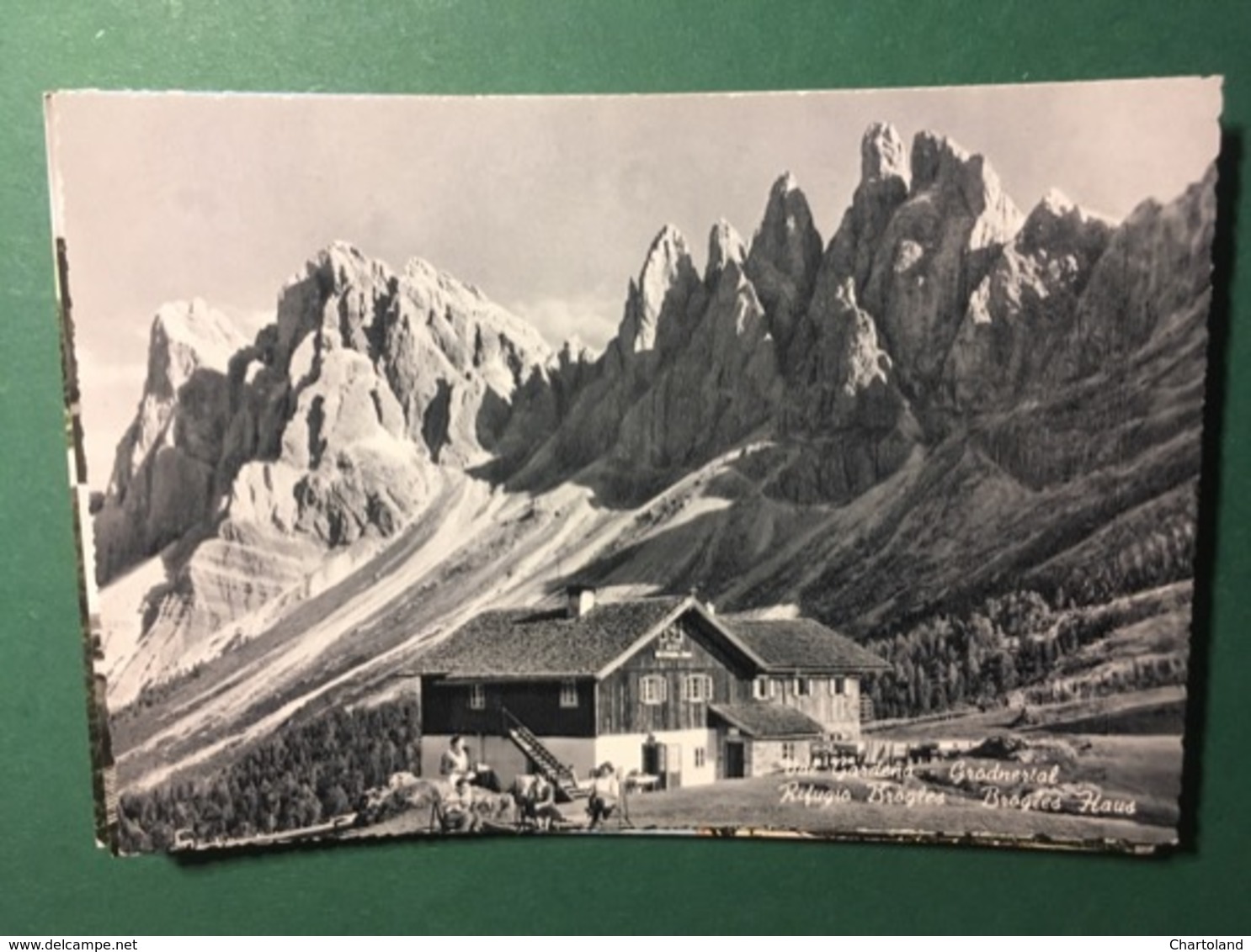 Cartolina Val Gardena - Rifugio Brogles - 1965 Ca. - Trento