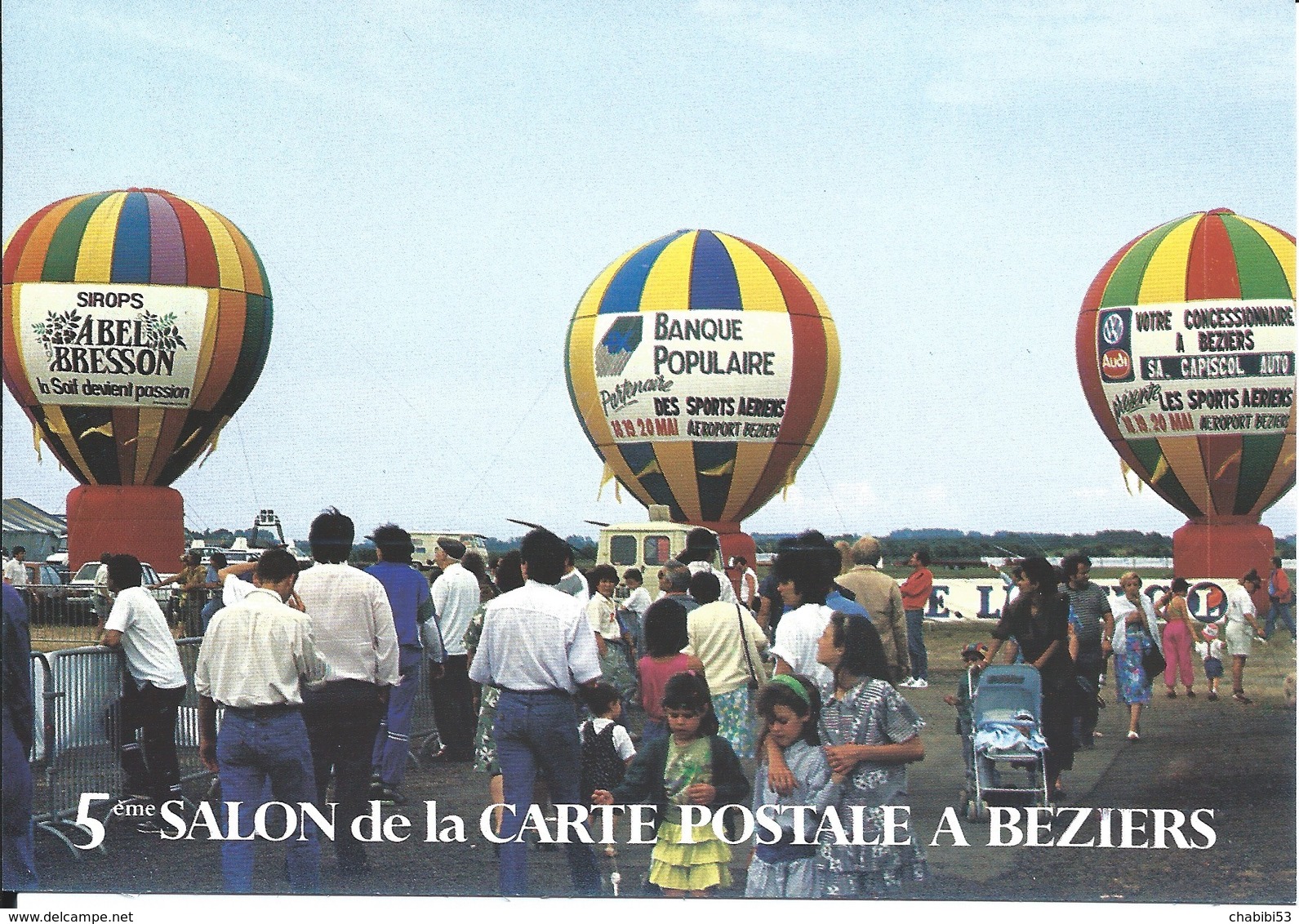 34 - BEZIERS - 5ème SALON DE LA CARTE POSTALE - Borse E Saloni Del Collezionismo