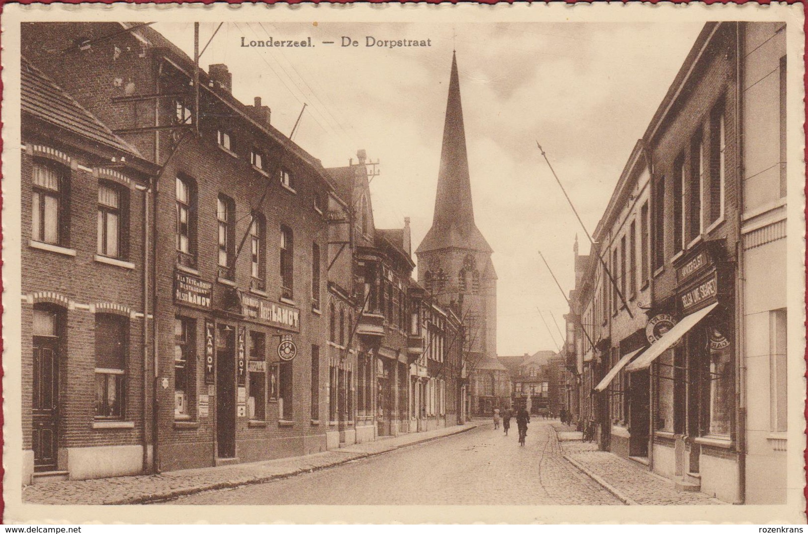 Londerzeel De Dorpstraat (In Zeer Goede Staat) ZELDZAAM - Londerzeel