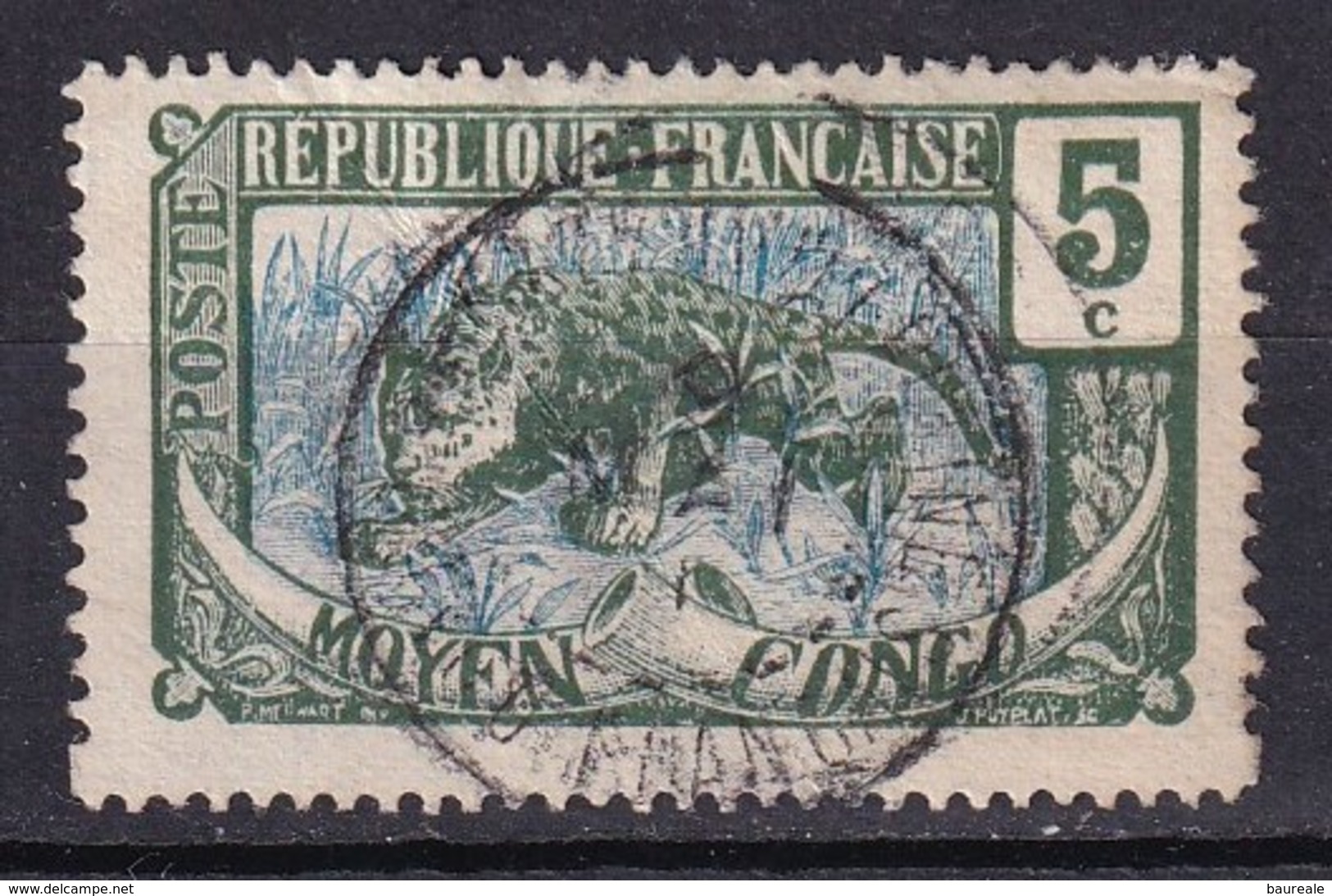 Congo - Timbre Oblitéré  N° YT 51 - Gebraucht