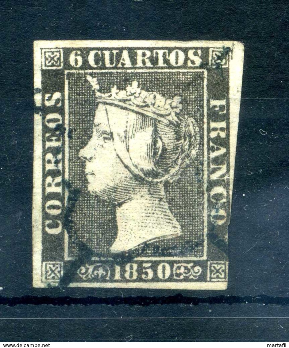 1850 SPAGNA N.1 USATO - Usati