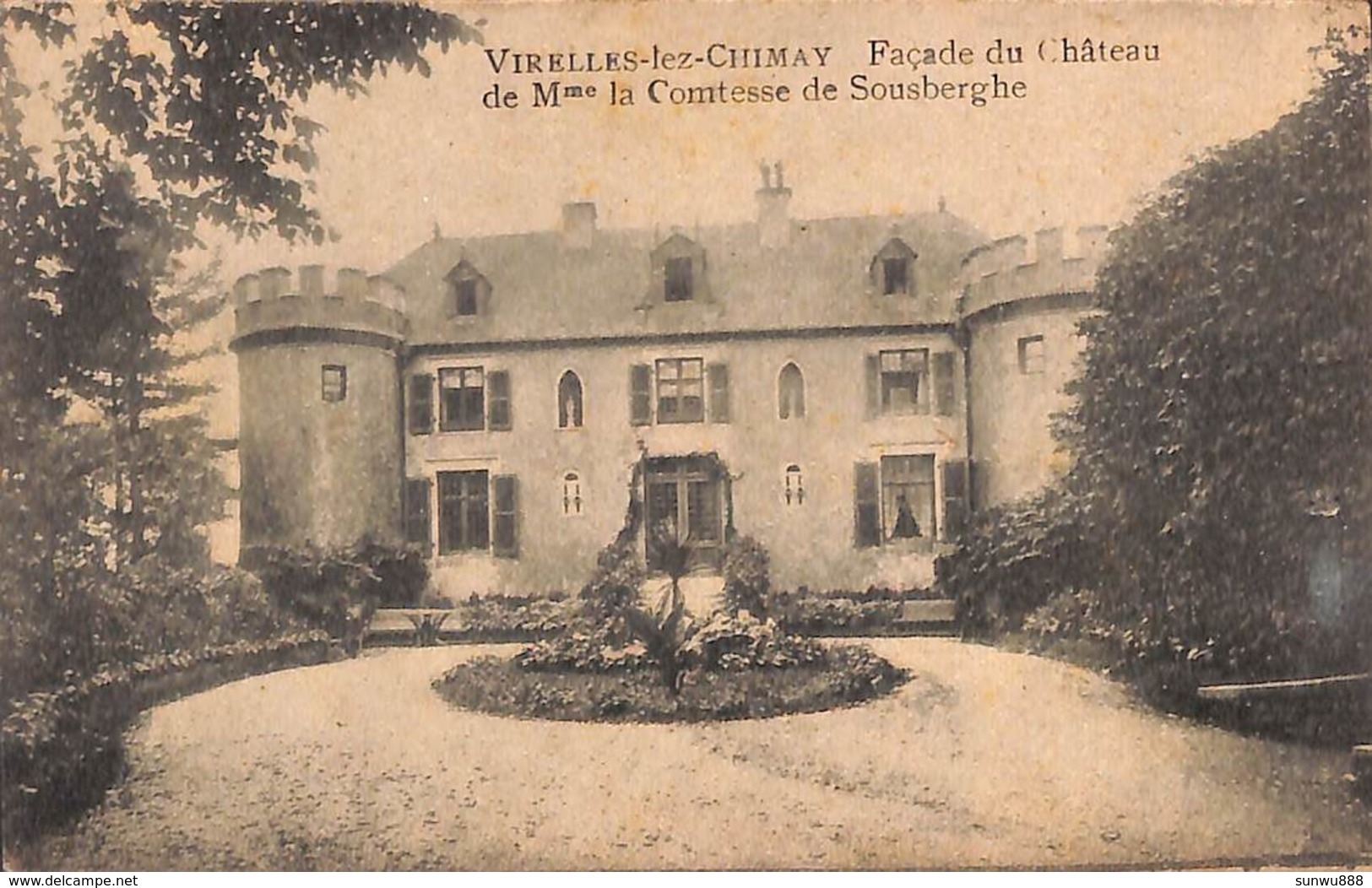 Virelles-lez-Chimay - Façade Du Château De Mme La Comtesse De Sousberghe - Chimay