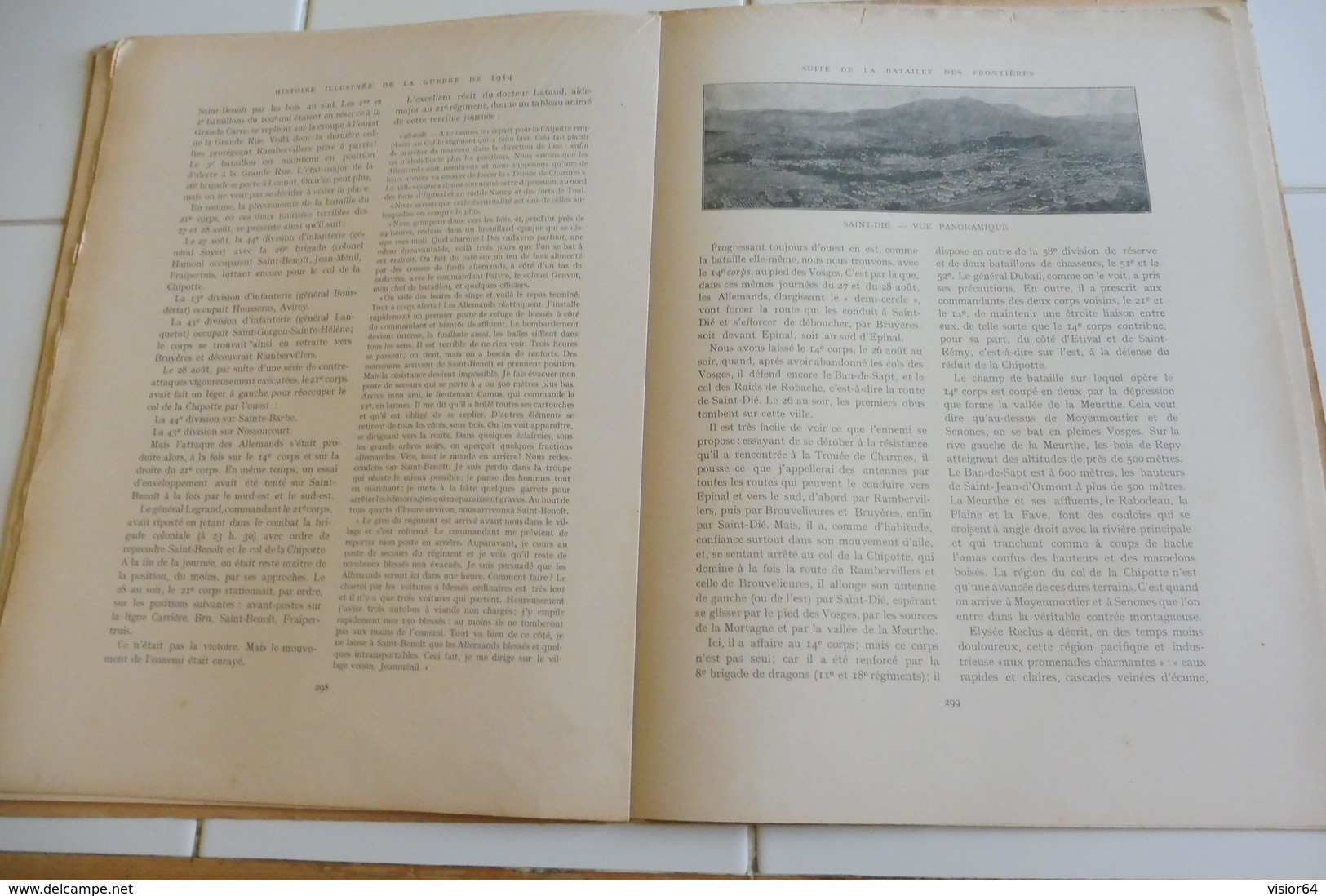 78-Histoire illustrée Guerre 1914-Col La Chipotte-Launois-Roville aux Chênes-Magnières-Xaffévillers-St Pierremont-Ménil-