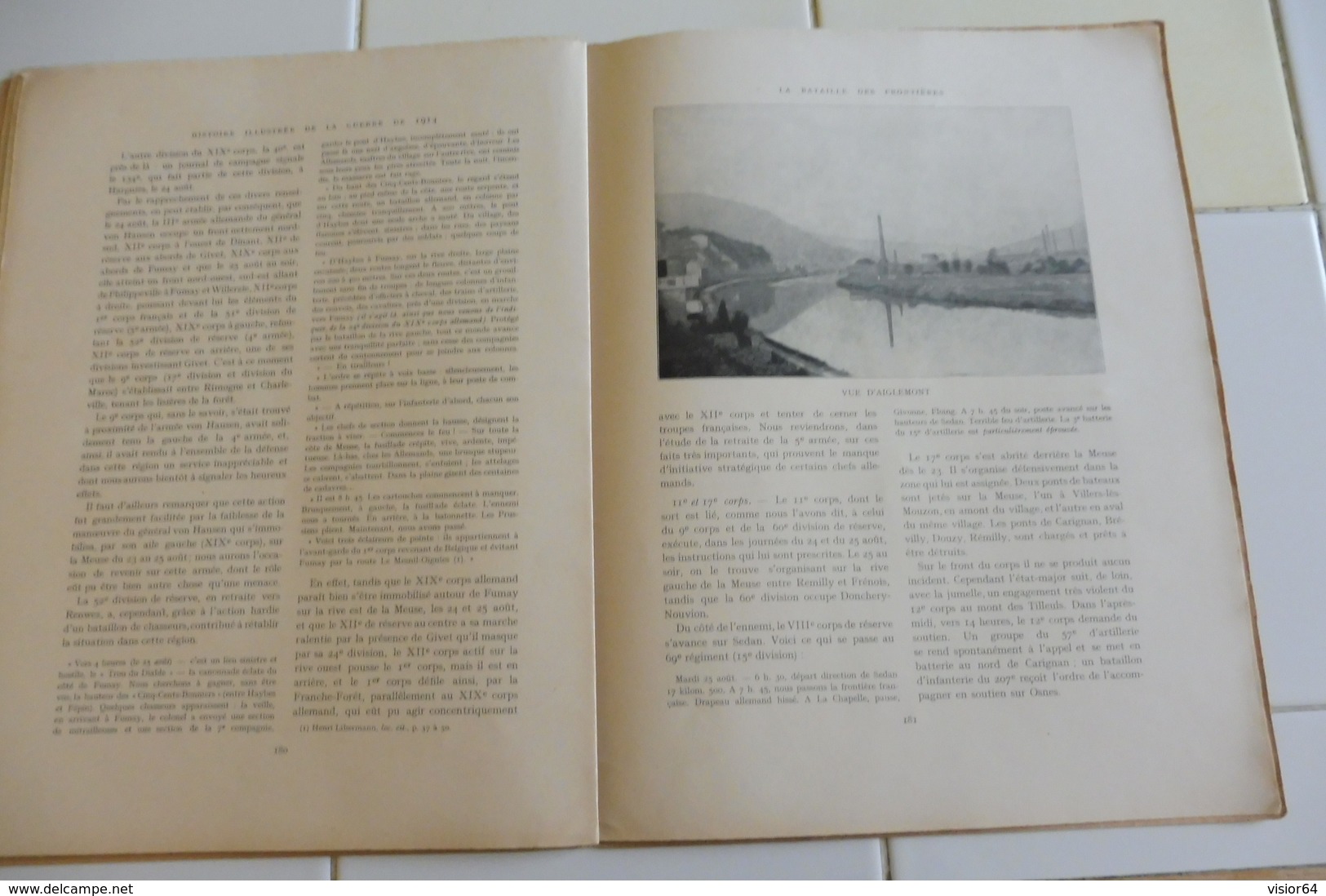 60-Histoire Illustrée guerre 1914- Montmédy Haut- Charleville Mézières Revin Fumay Monthermé Spincourt Aiglemont-Longwy