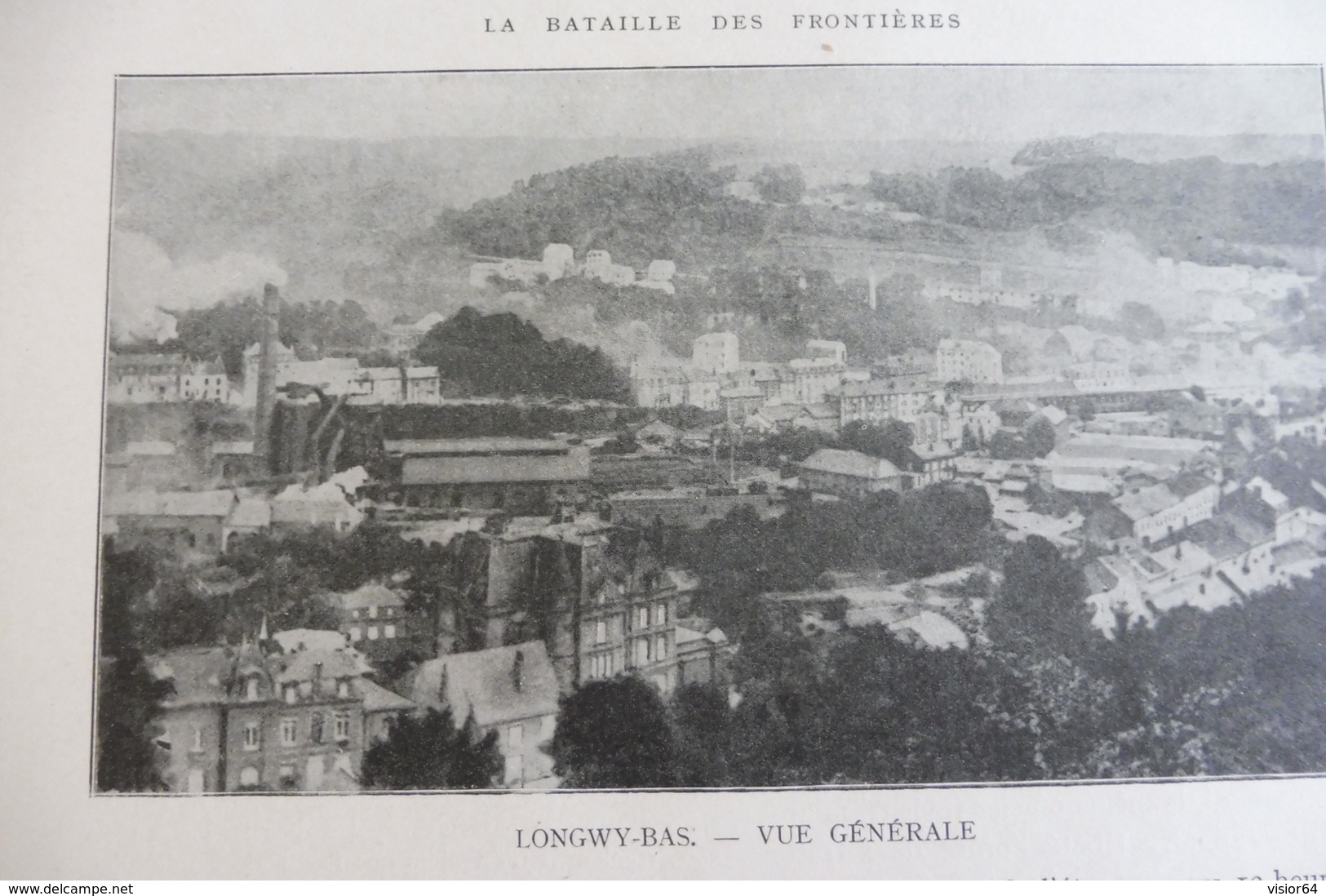 59-Histoire Illustrée guerre 1914- Houplons ,Collège St Joseph Virton Ethe Longwuy-Bas Vauban Cons La Grandville Chiers