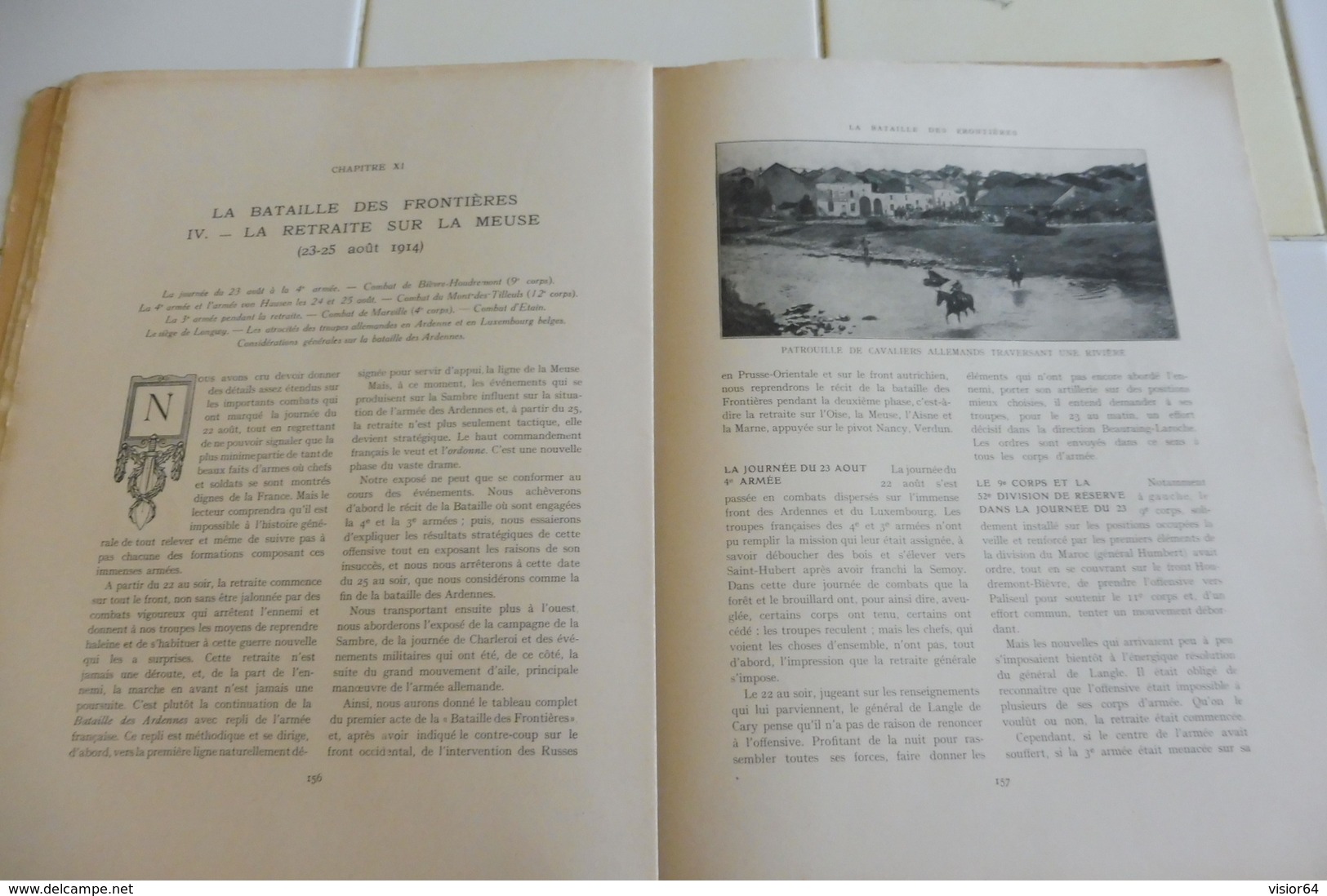 59-Histoire Illustrée guerre 1914- Houplons ,Collège St Joseph Virton Ethe Longwuy-Bas Vauban Cons La Grandville Chiers