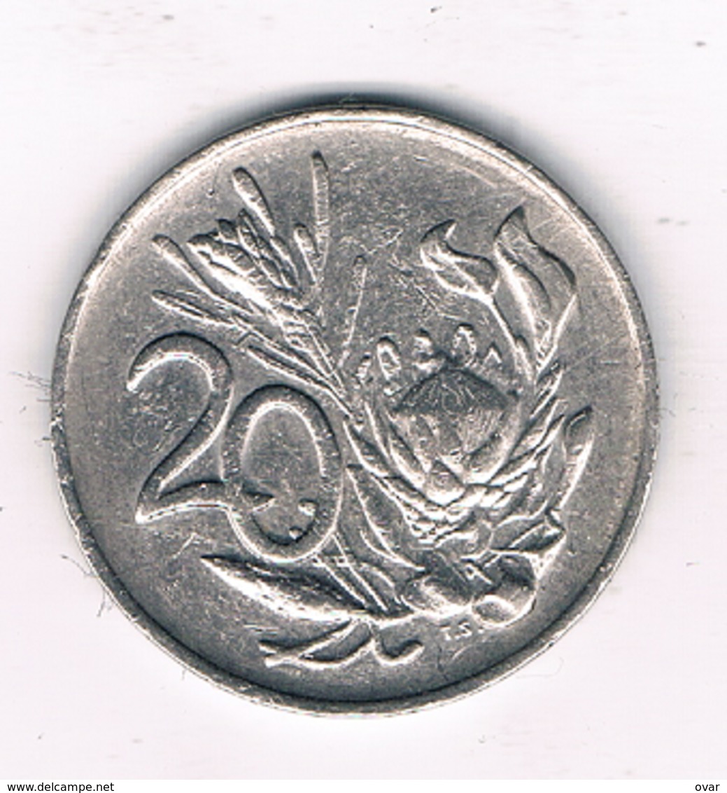 20 CENTS 1981  ZUID AFRICA /1088/ - Afrique Du Sud