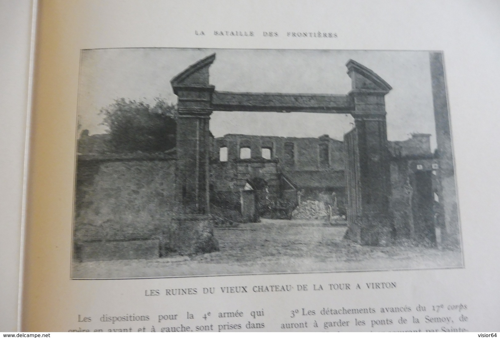 57-Histoire Illustrée Guerre 1914-Belgique Ardennes Longuyon Bombardé-Ruines Virton, Orval Saint Hubert Vresse Bouillon - Français