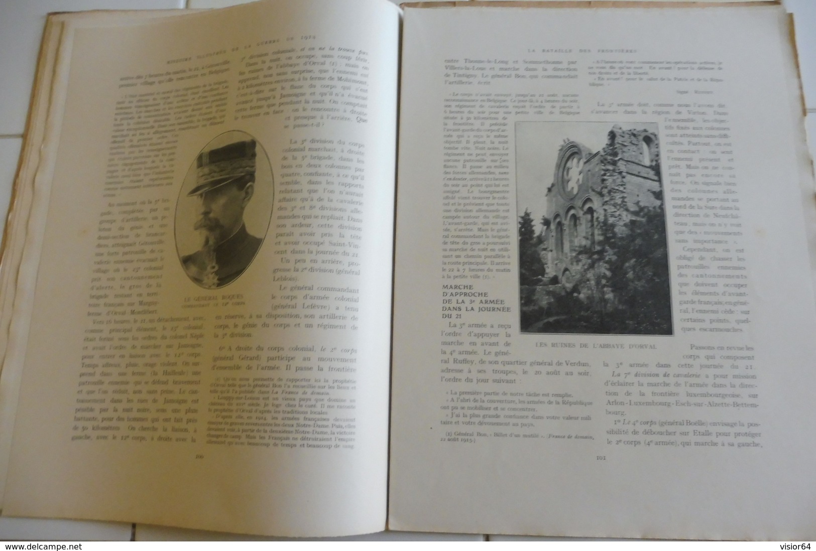 57-Histoire Illustrée guerre 1914-Belgique Ardennes Longuyon bombardé-Ruines Virton, Orval Saint Hubert Vresse Bouillon